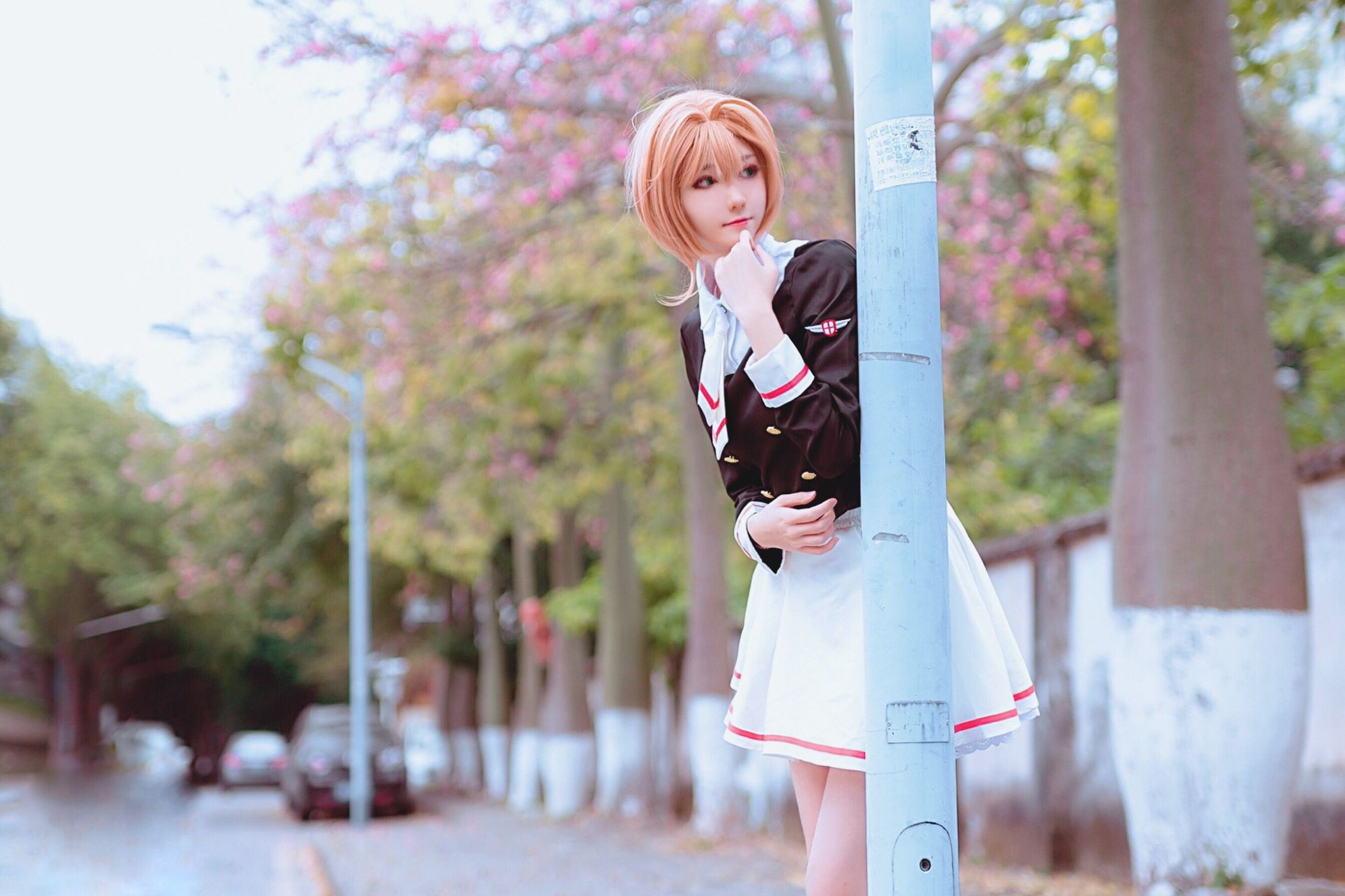 Cosplay 福利] 動漫博主南桃Momoko - 木之本櫻制服