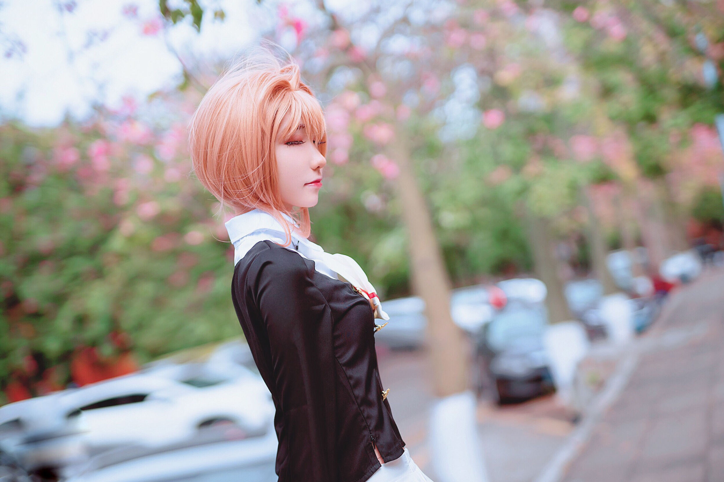 Cosplay 福利] 動漫博主南桃Momoko - 木之本櫻制服