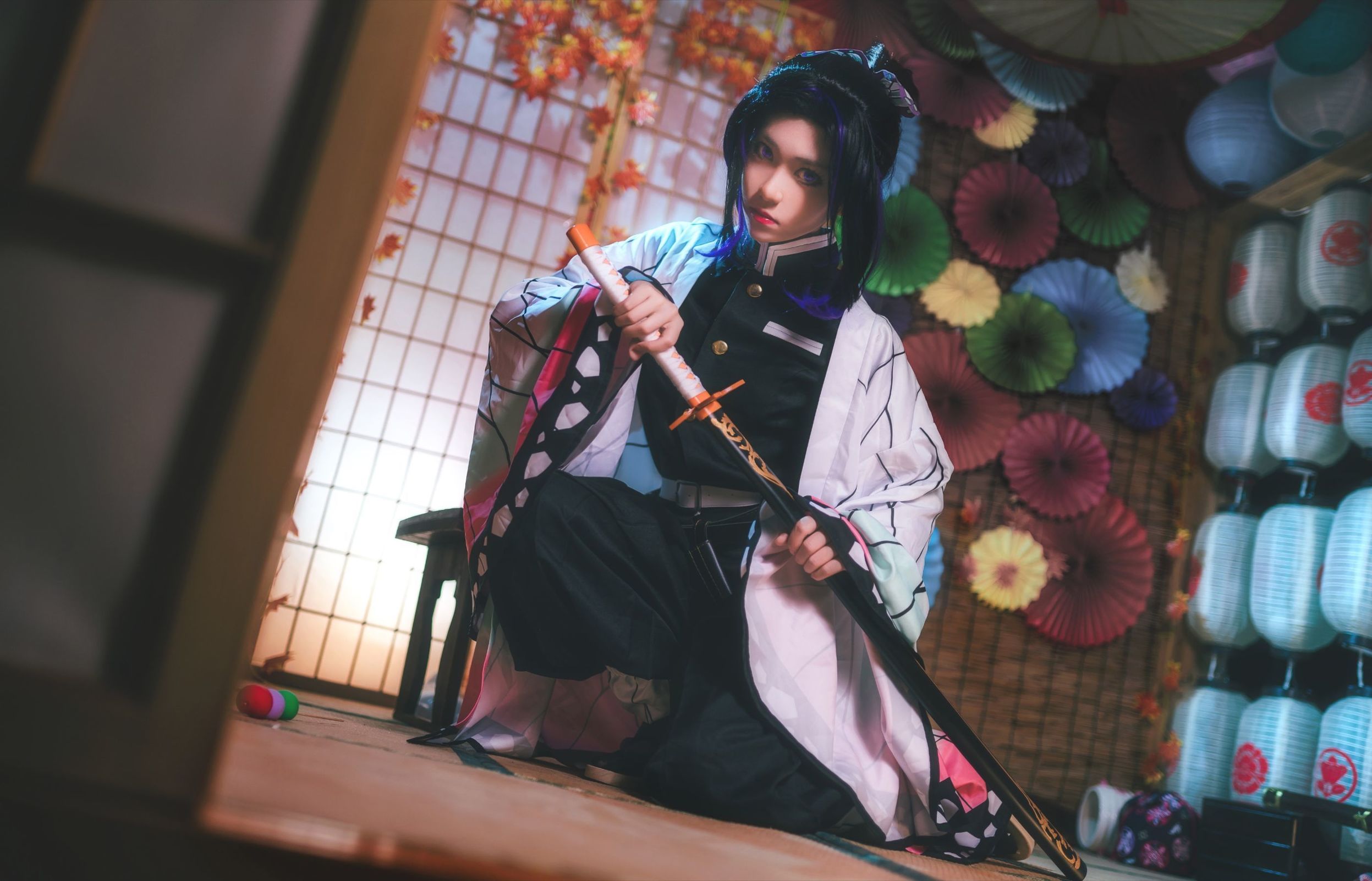 Cosplay Benefits] Anime Blogger Nan Tao Momoko - Butterfly Ninja Team Uniform