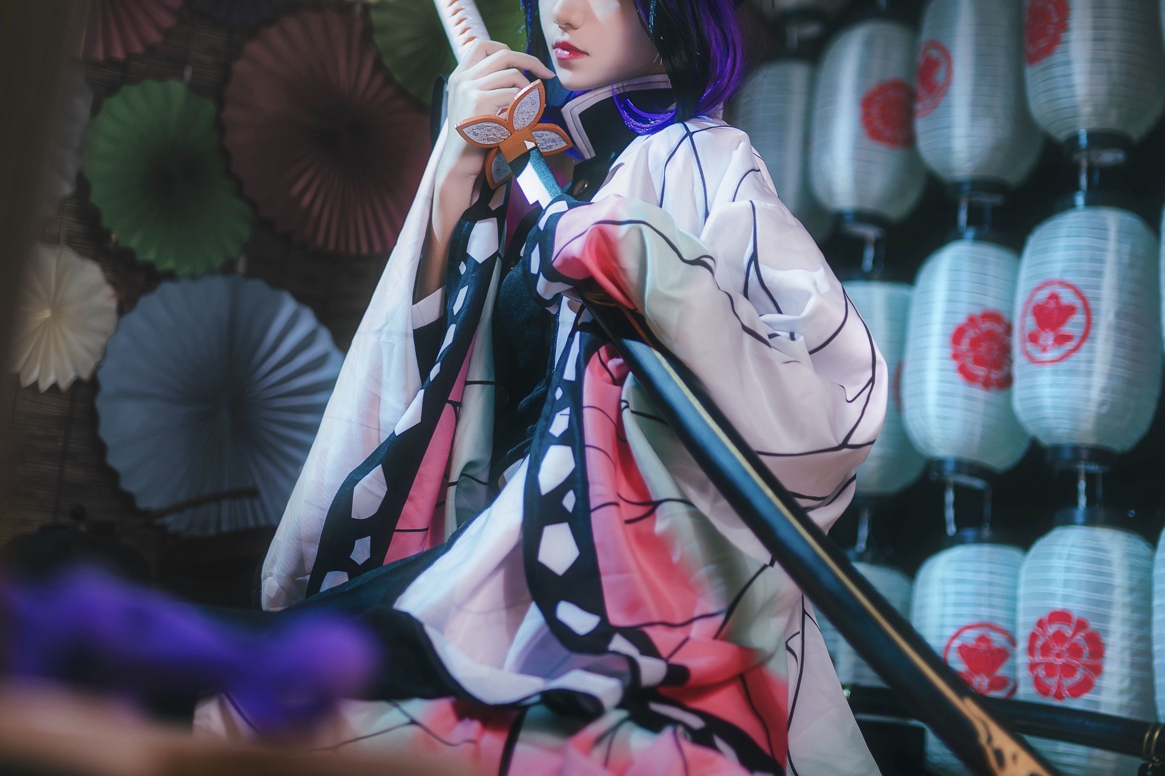Cosplay Benefits] Anime Blogger Nan Tao Momoko - Butterfly Ninja Team Uniform