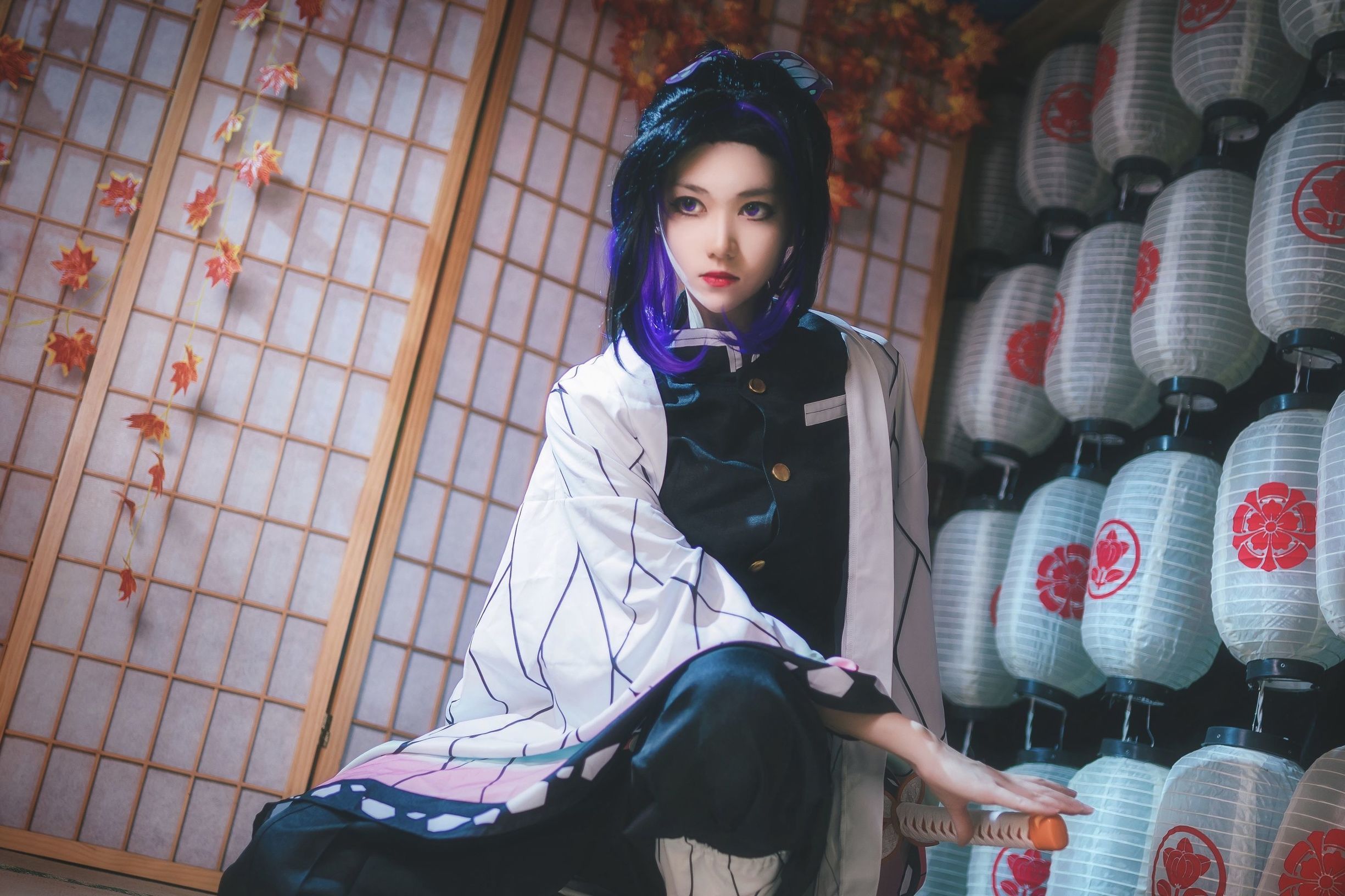 Cosplay Benefits] Anime Blogger Nan Tao Momoko - Butterfly Ninja Team Uniform