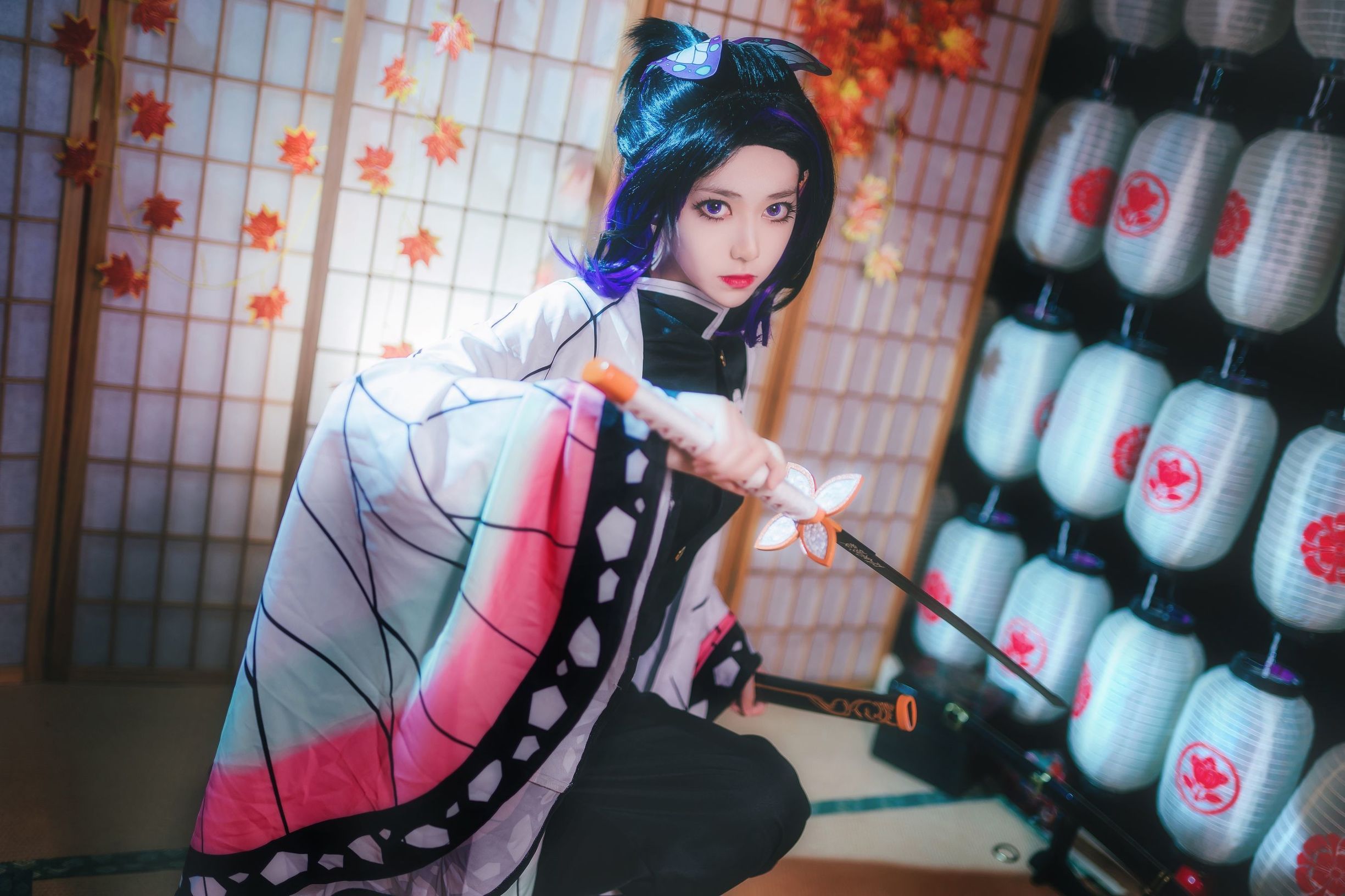 Cosplay Benefits] Anime Blogger Nan Tao Momoko - Butterfly Ninja Team Uniform