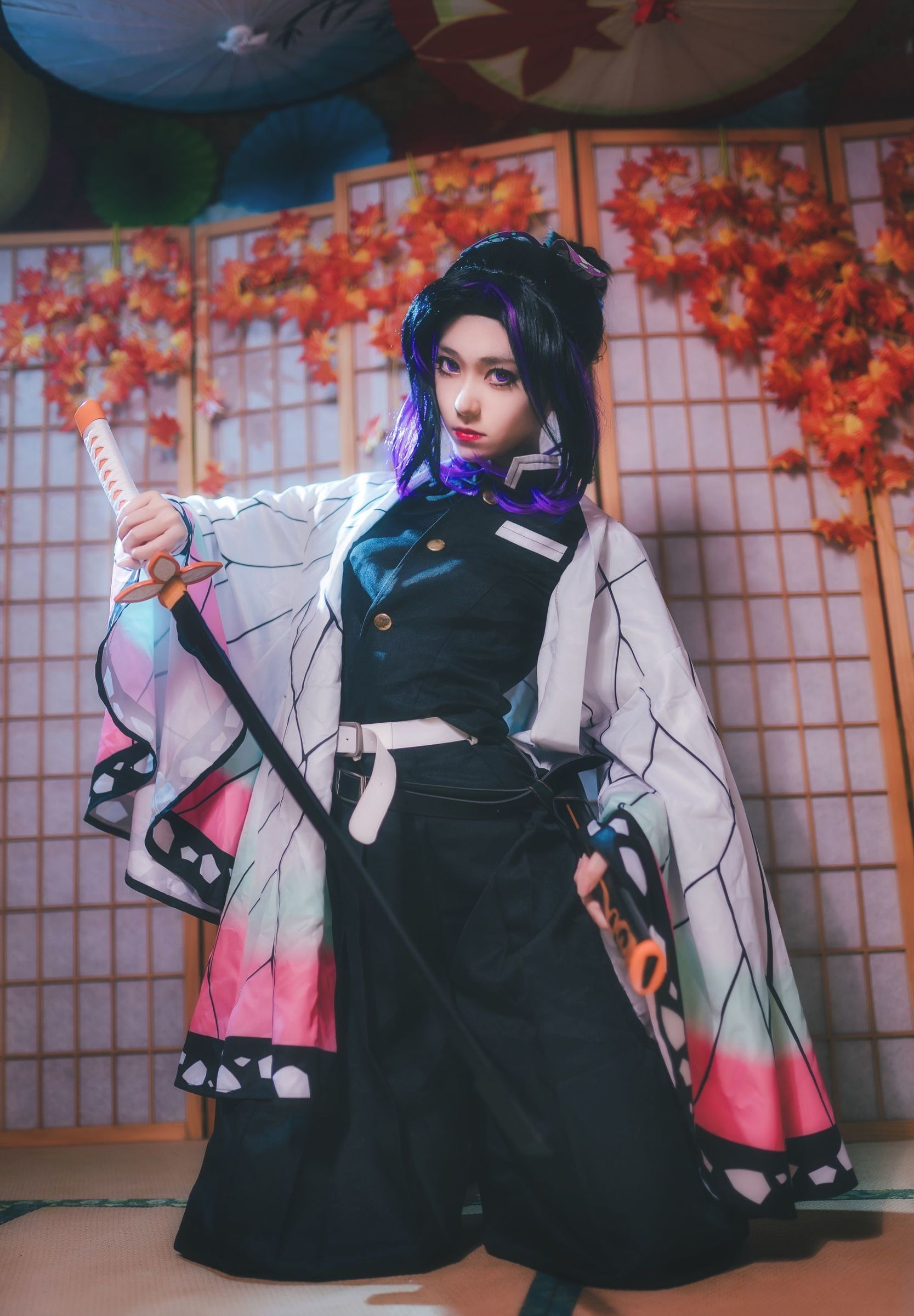 Cosplay Benefits] Anime Blogger Nan Tao Momoko - Butterfly Ninja Team Uniform