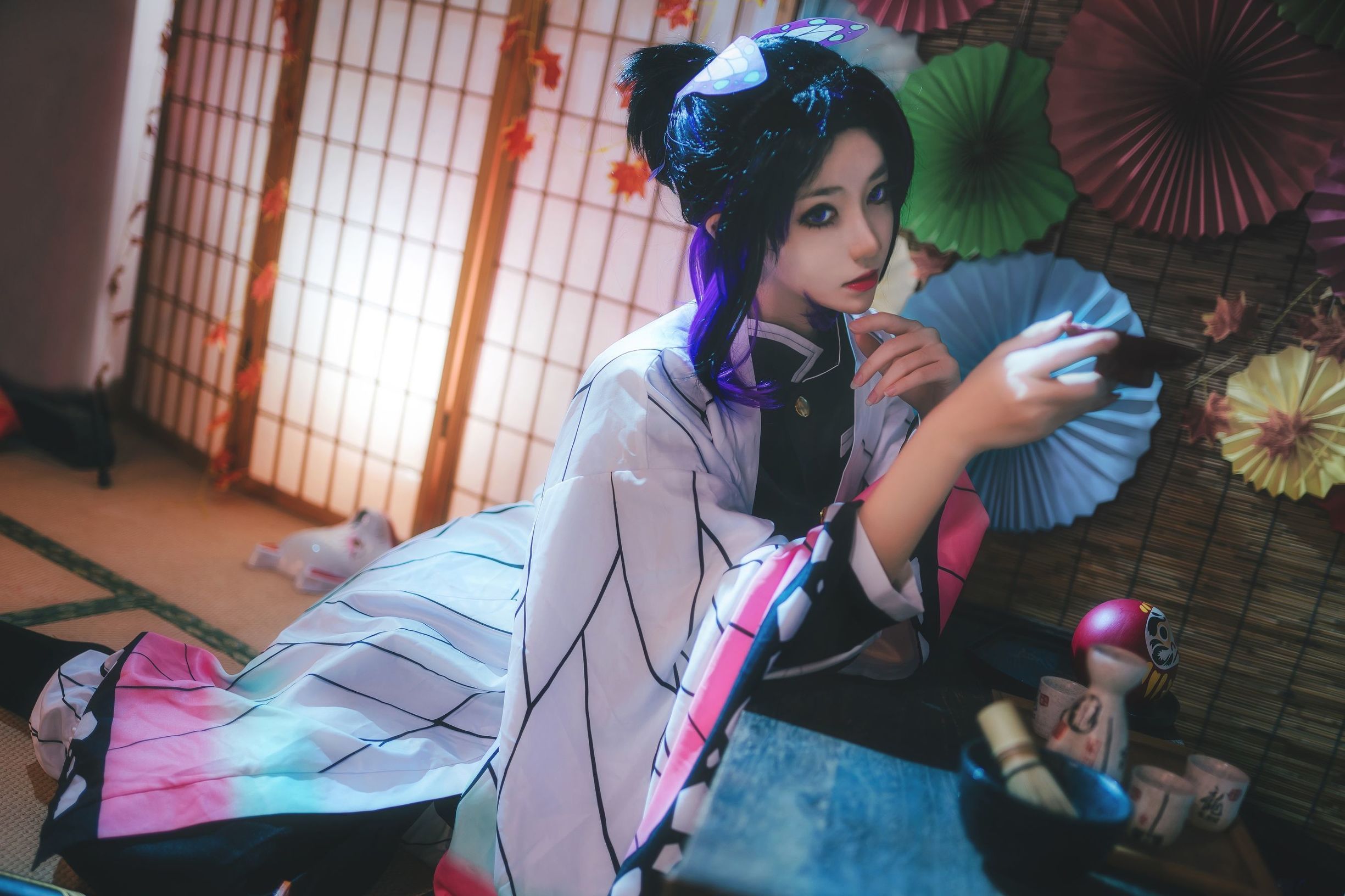 Cosplay Benefits] Anime Blogger Nan Tao Momoko - Butterfly Ninja Team Uniform