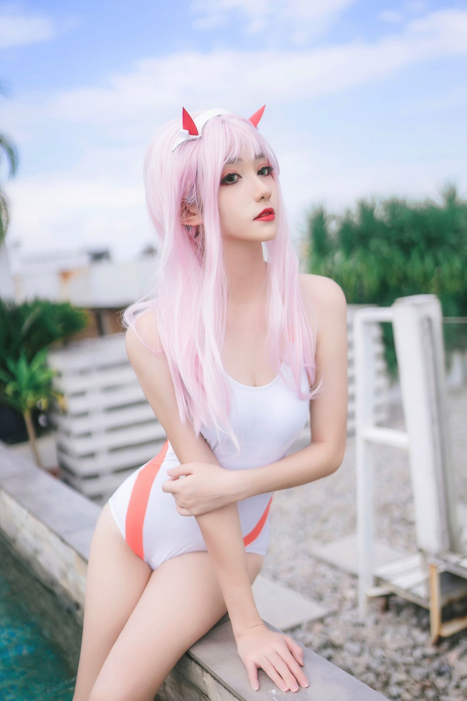 Cosplay Benefits] Anime Blogger Nan Tao Momoko - One-Piece Swimsuit