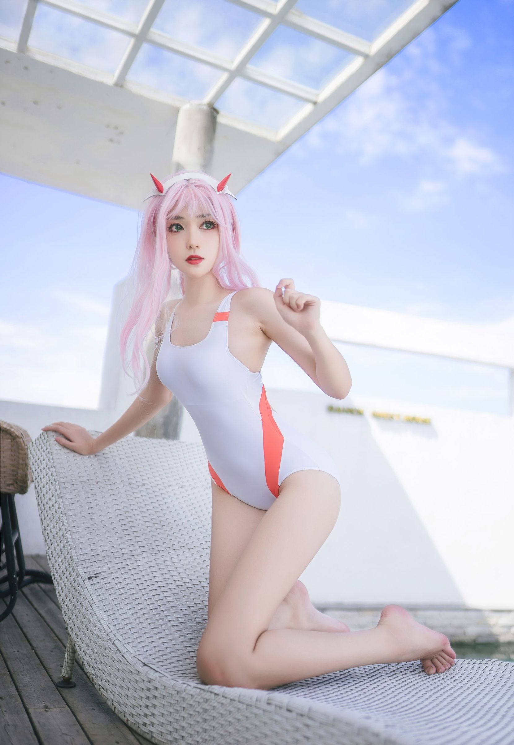 Cosplay Benefits] Anime Blogger Nan Tao Momoko - One-Piece Swimsuit