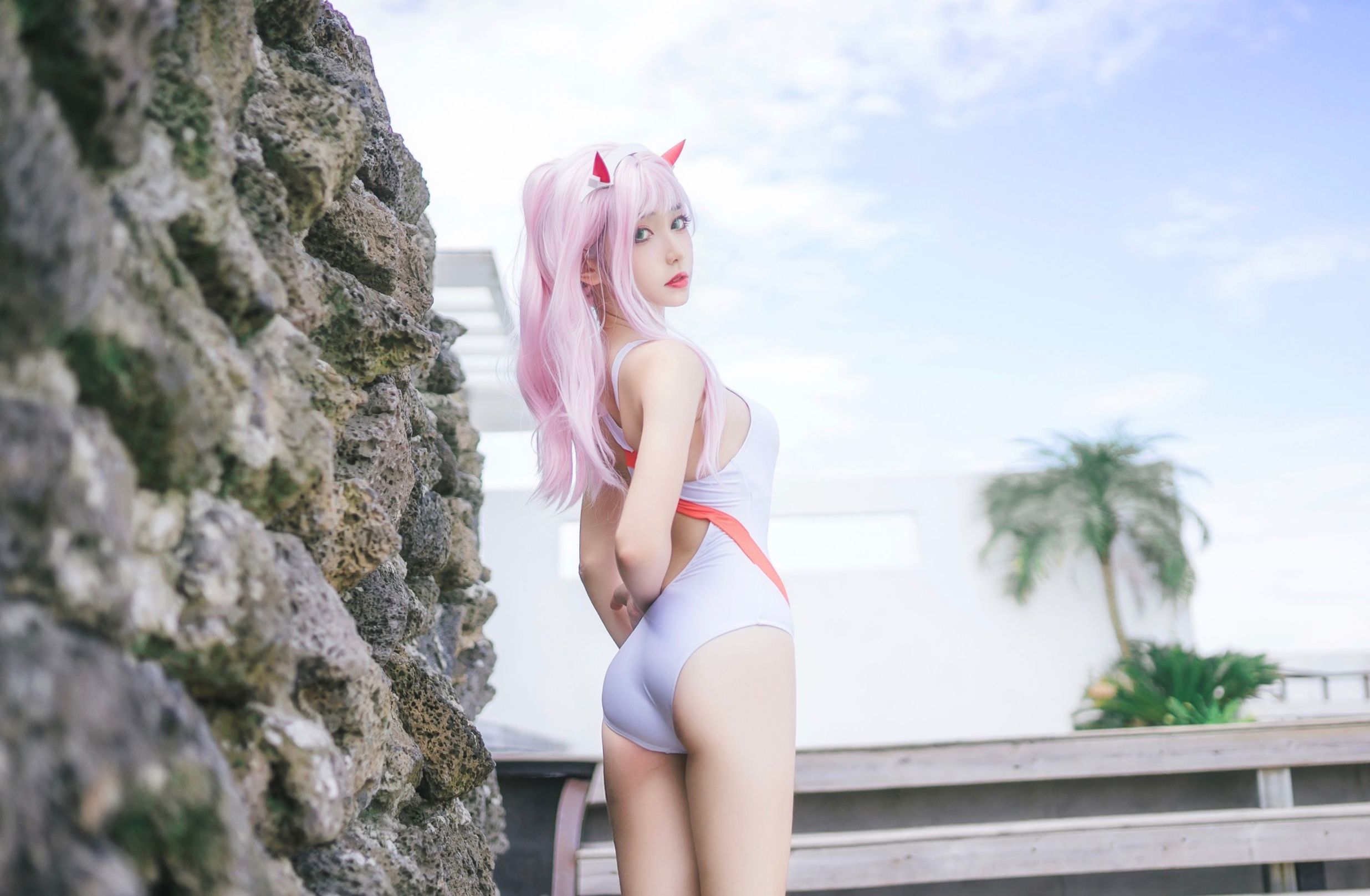 Cosplay Benefits] Anime Blogger Nan Tao Momoko - One-Piece Swimsuit