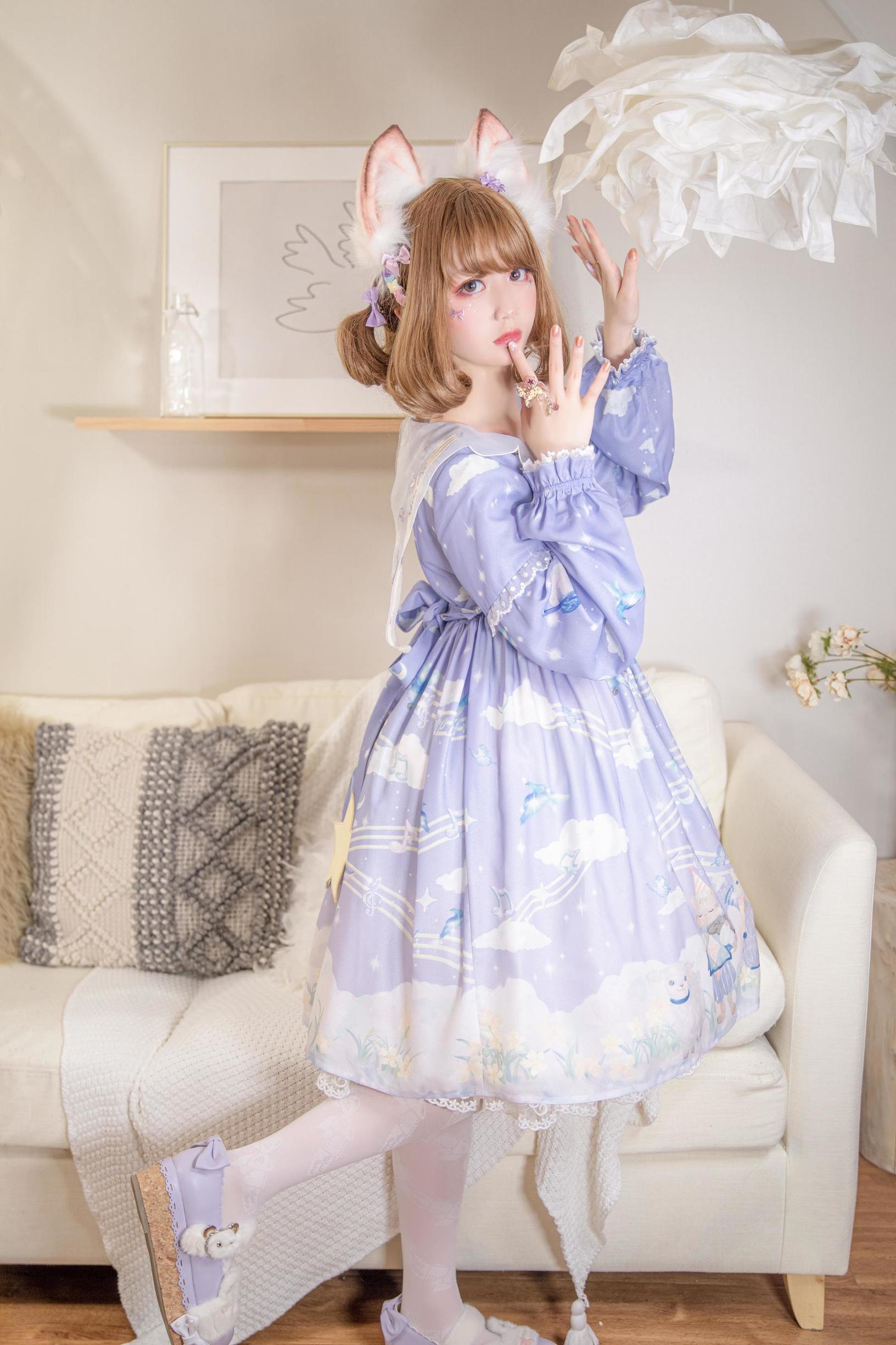 COSplay 福利] 動漫博主弦音西克 - 洛麗塔樂隊貓