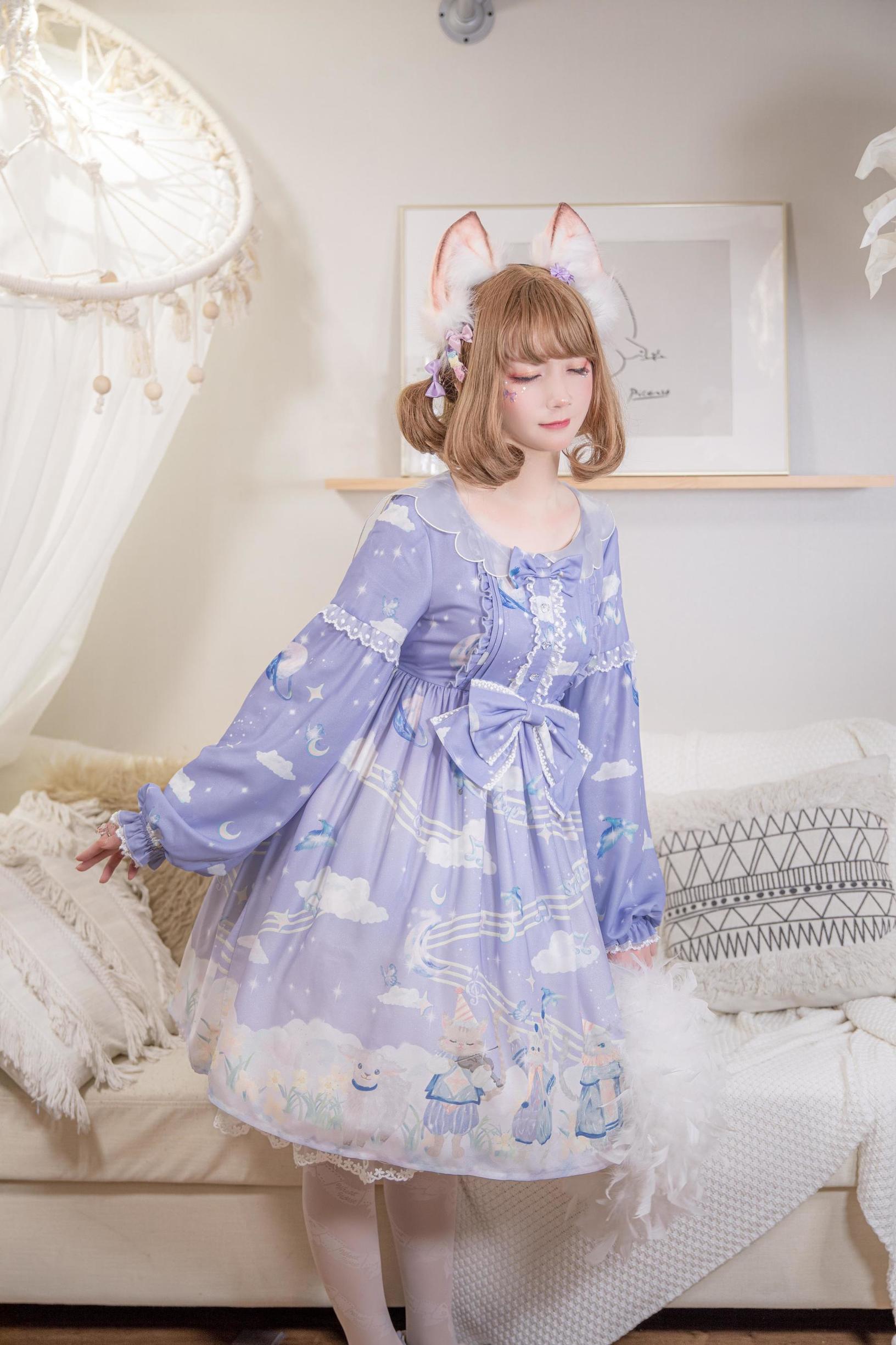 COSplay 福利] 動漫博主弦音西克 - 洛麗塔樂隊貓