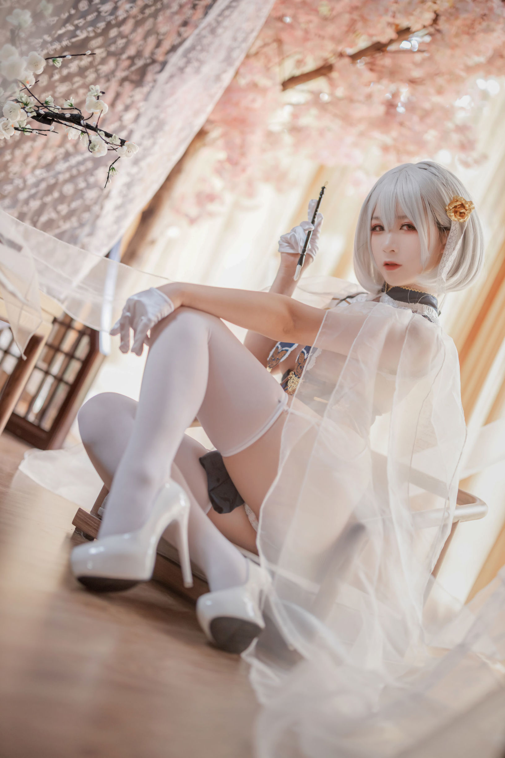 COS Phúc lợi] Blogger anime Ying Luo Jiang w - Sirius Qipao