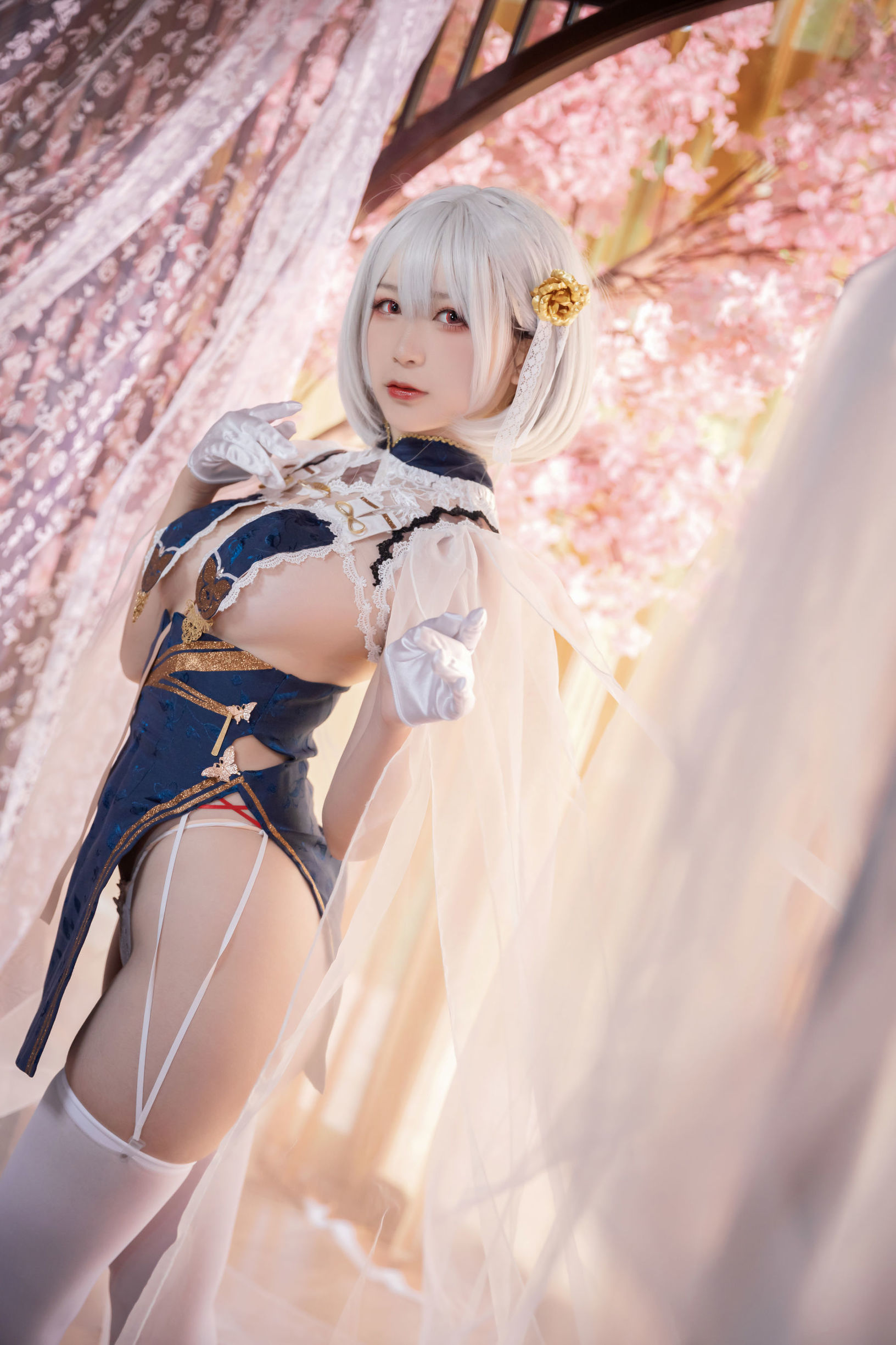 COS Phúc lợi] Blogger anime Ying Luo Jiang w - Sirius Qipao