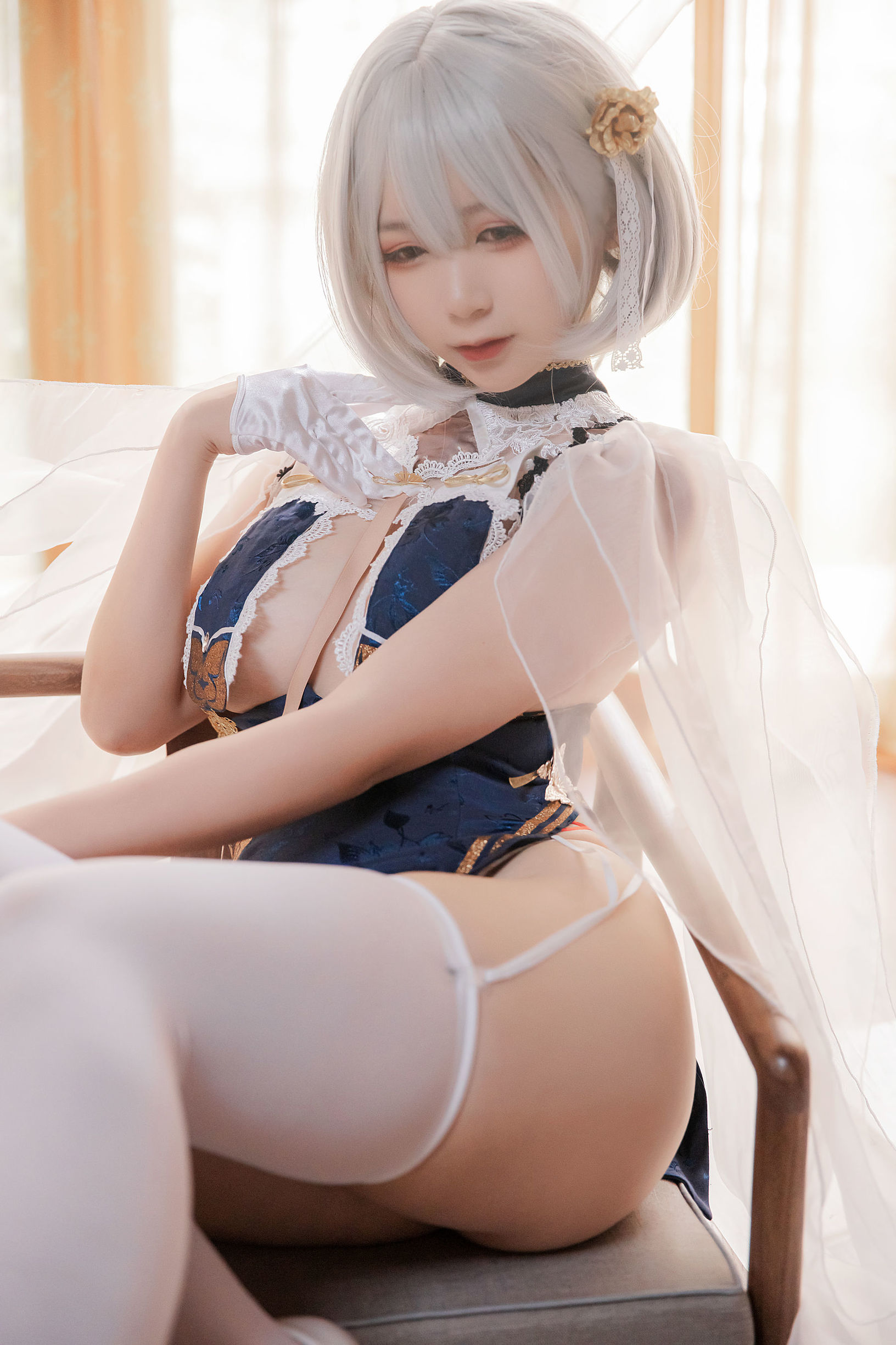 Cosplay Welfare] Anime Blogger Yingluo Jiang w - Sirius Qipao