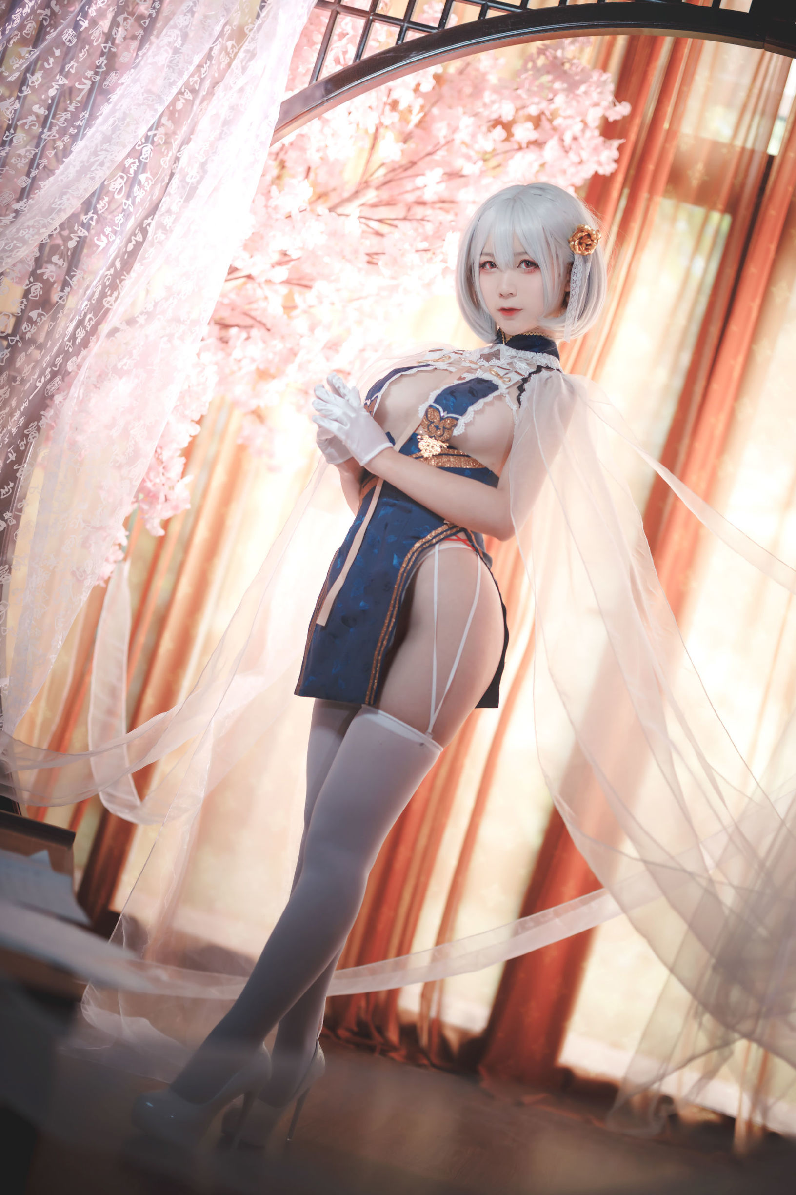 COS Phúc lợi] Blogger anime Ying Luo Jiang w - Sirius Qipao