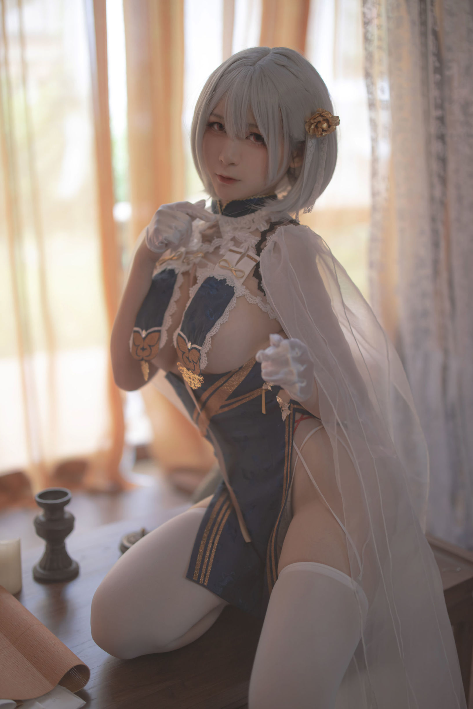 Cosplay Welfare] Anime Blogger Yingluo Jiang w - Sirius Qipao