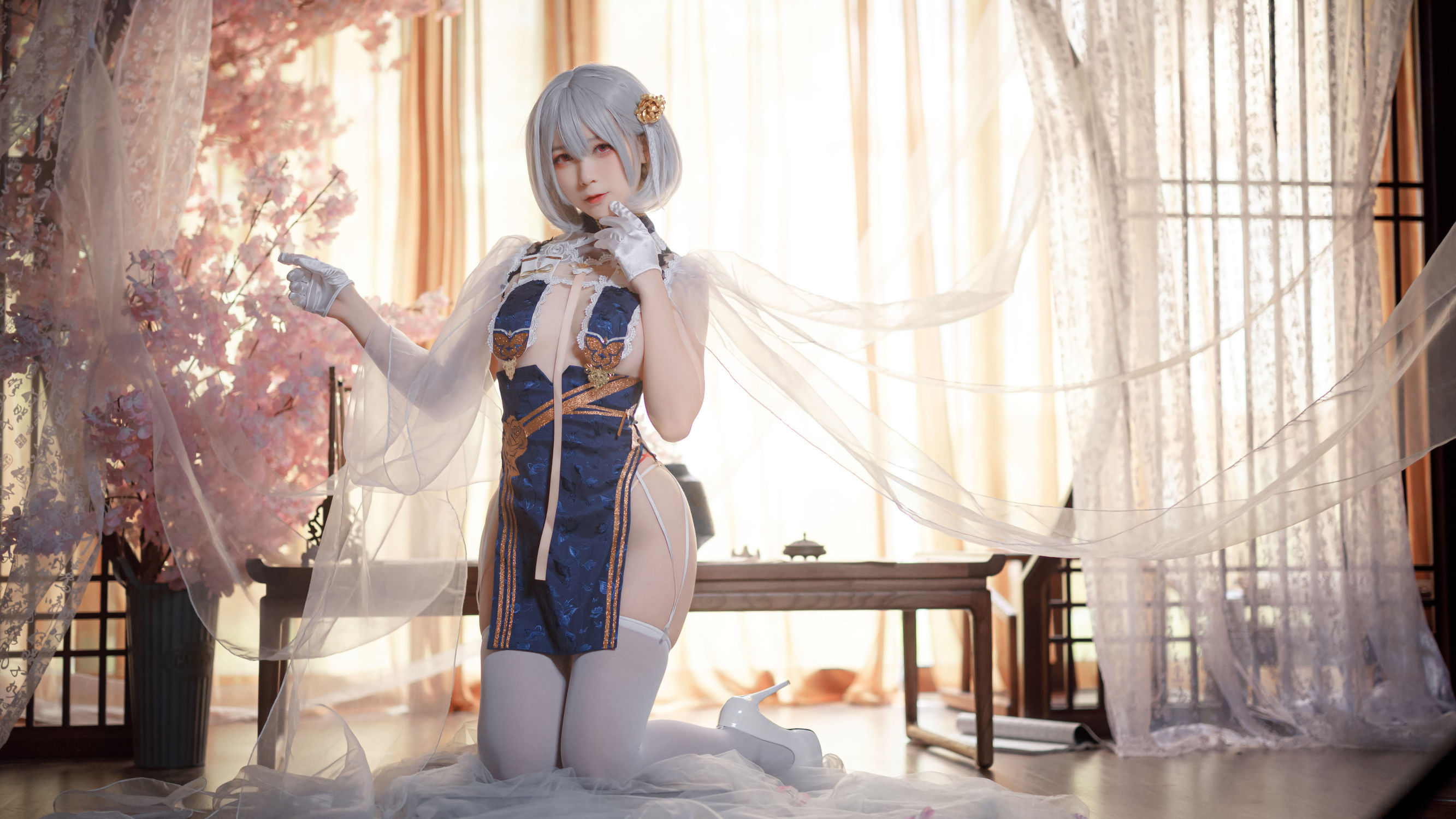 Cosplay Welfare] Anime Blogger Yingluo Jiang w - Sirius Qipao