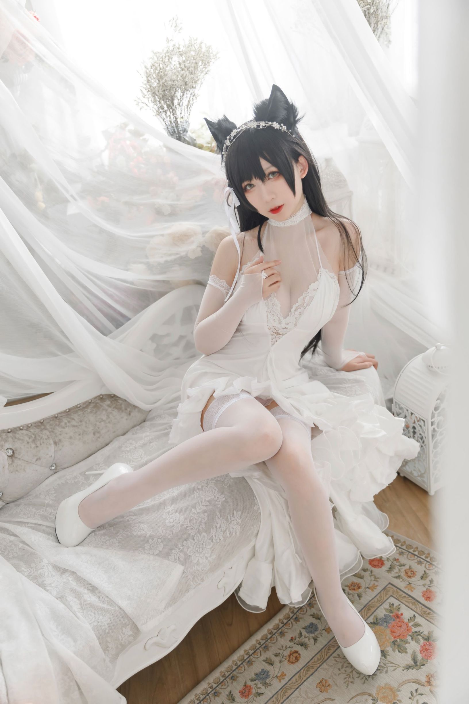 COS福利] アニメブロガー 桜落ちゃんw - 愛宕花嫁