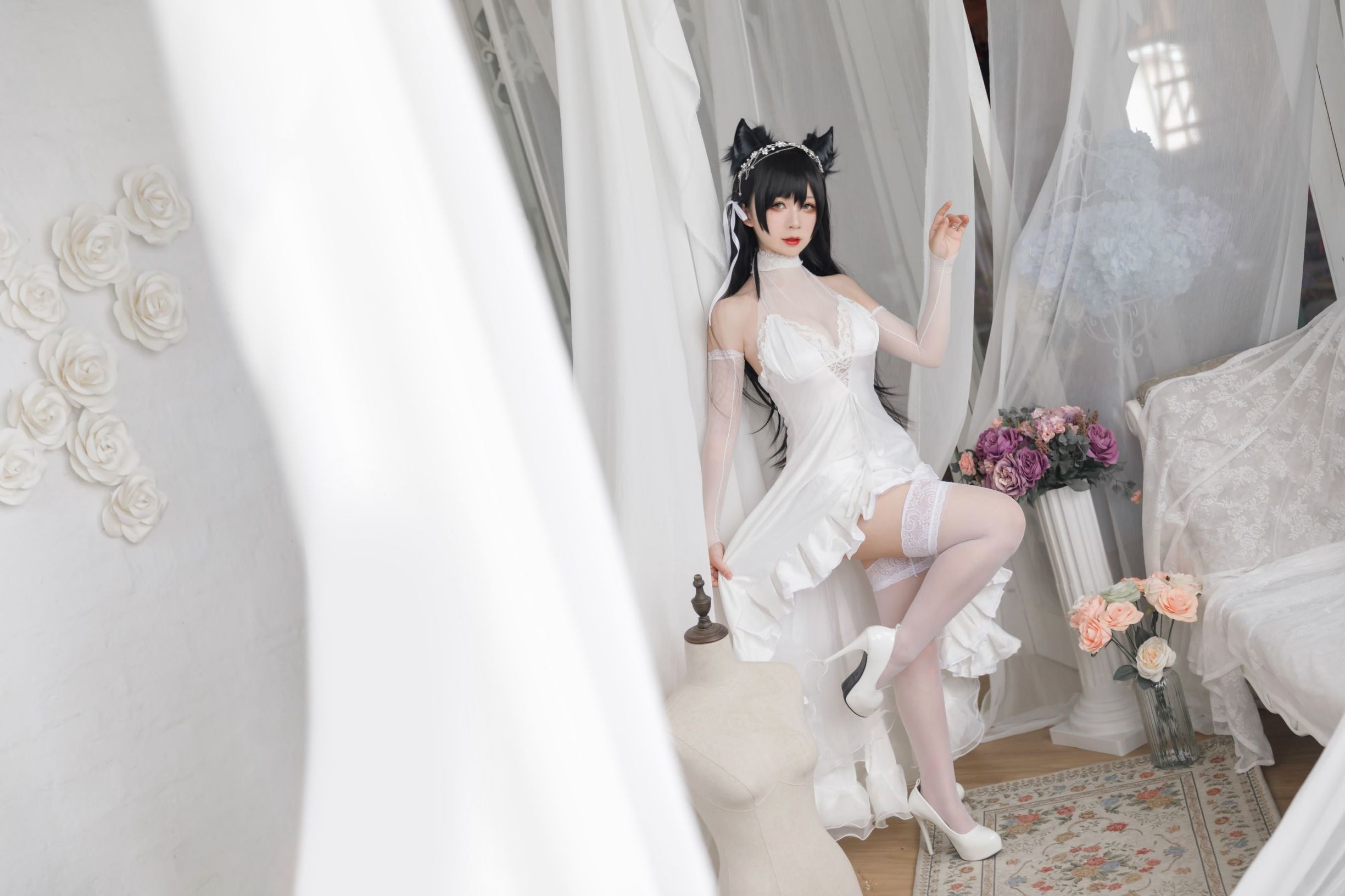 COS Welfare] Anime Blogger Yingluo Jiang w - Atago Bride