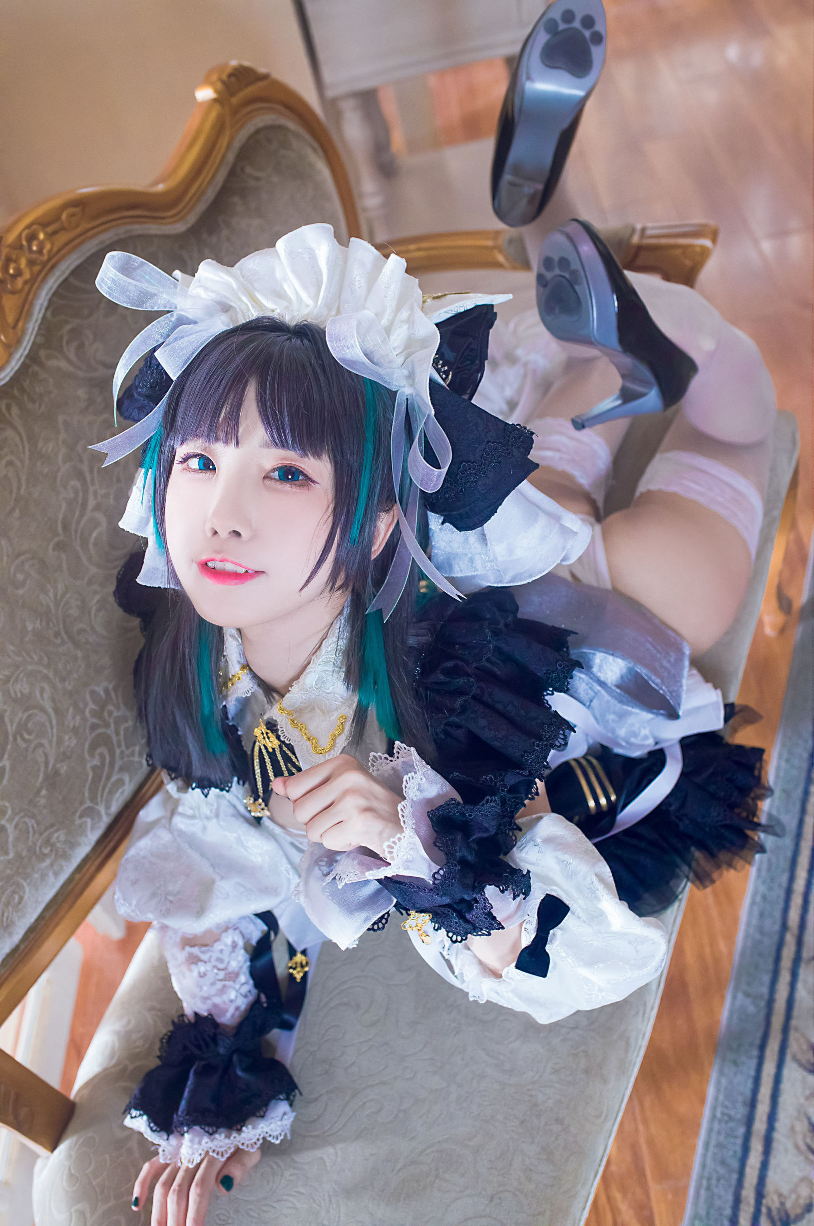 COS Phúc lợi] Blogger Anime Shui Miao Aqua - Cheshire