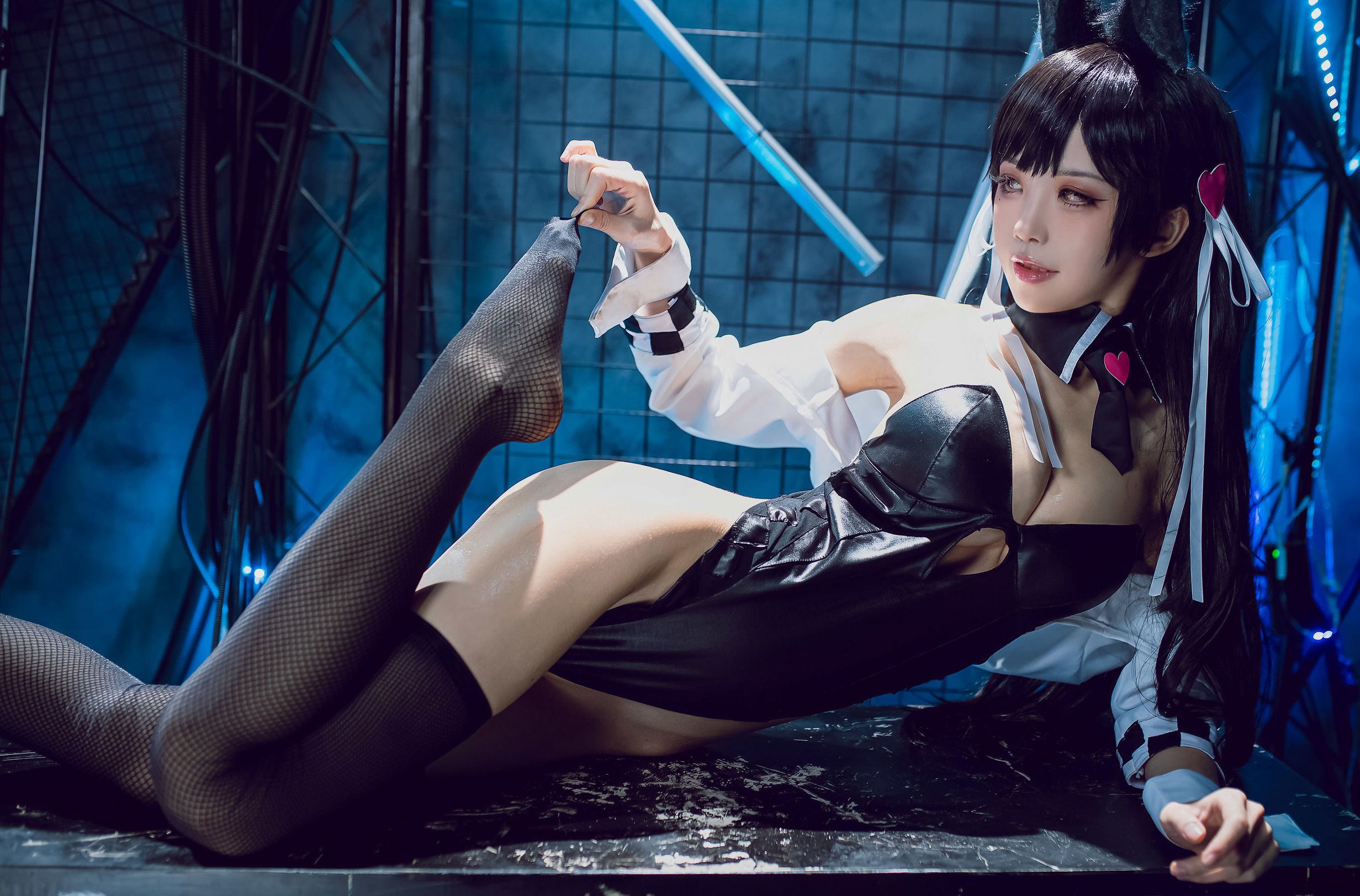 COS phúc lợi] Blogger anime Shui Miao Aqua - Azur Lane Ayanami Inu Đồng nhân xe máy