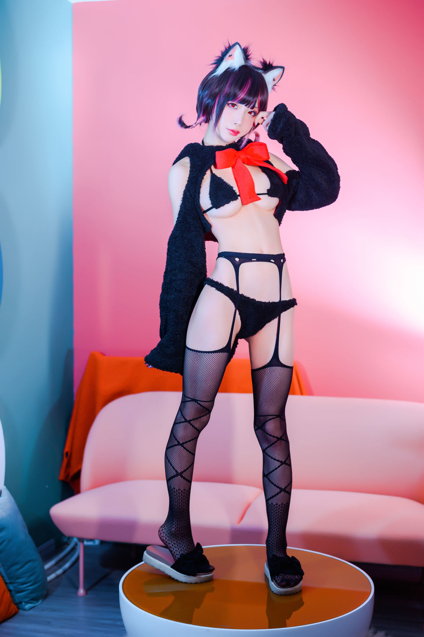 COS Welfare] Anime Blogger Shui Miao aqua - Gifts Meow