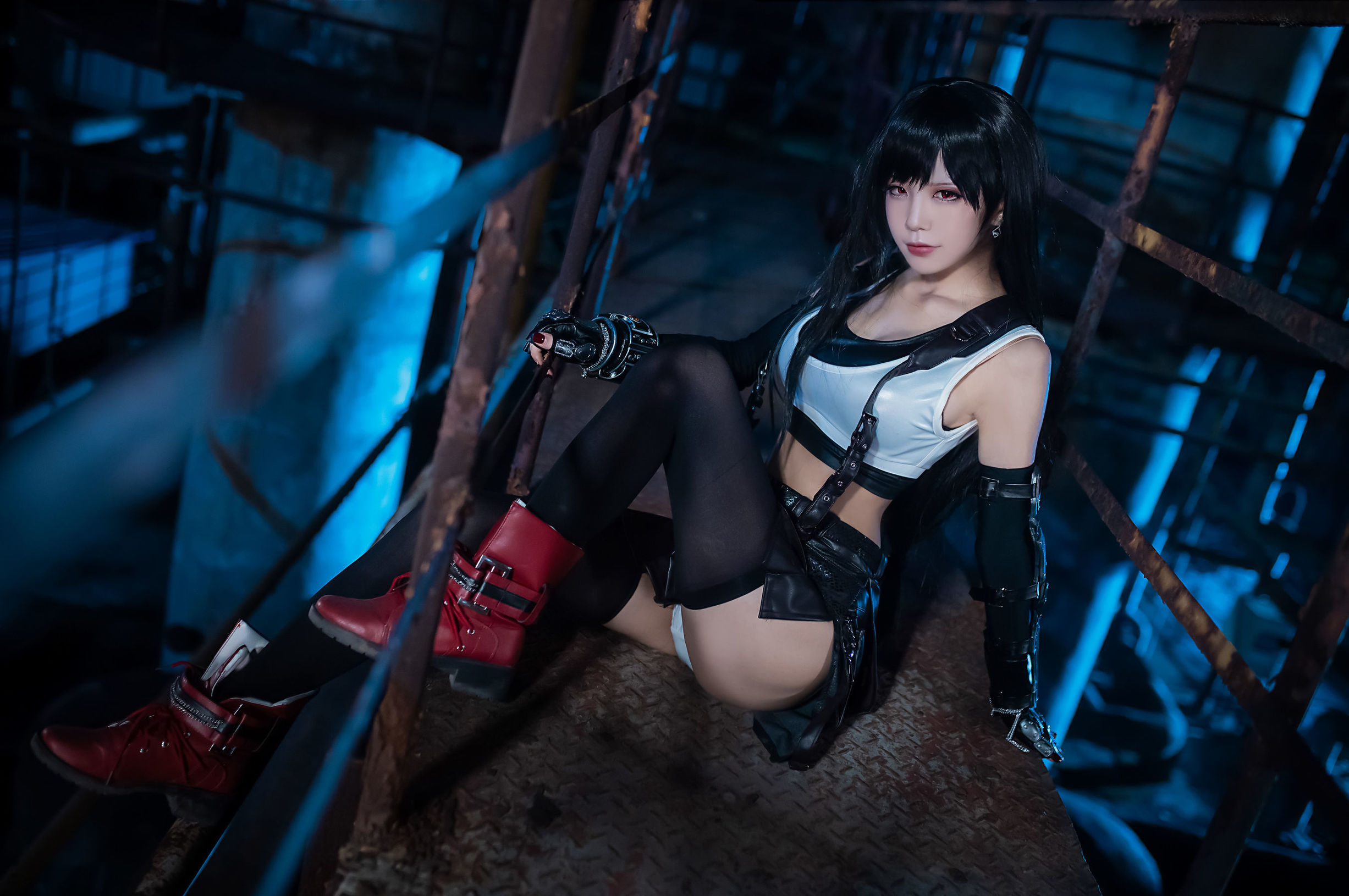 Cosplay Welfare] Anime Blogger Shui Miao aqua - Tifa Original Skin