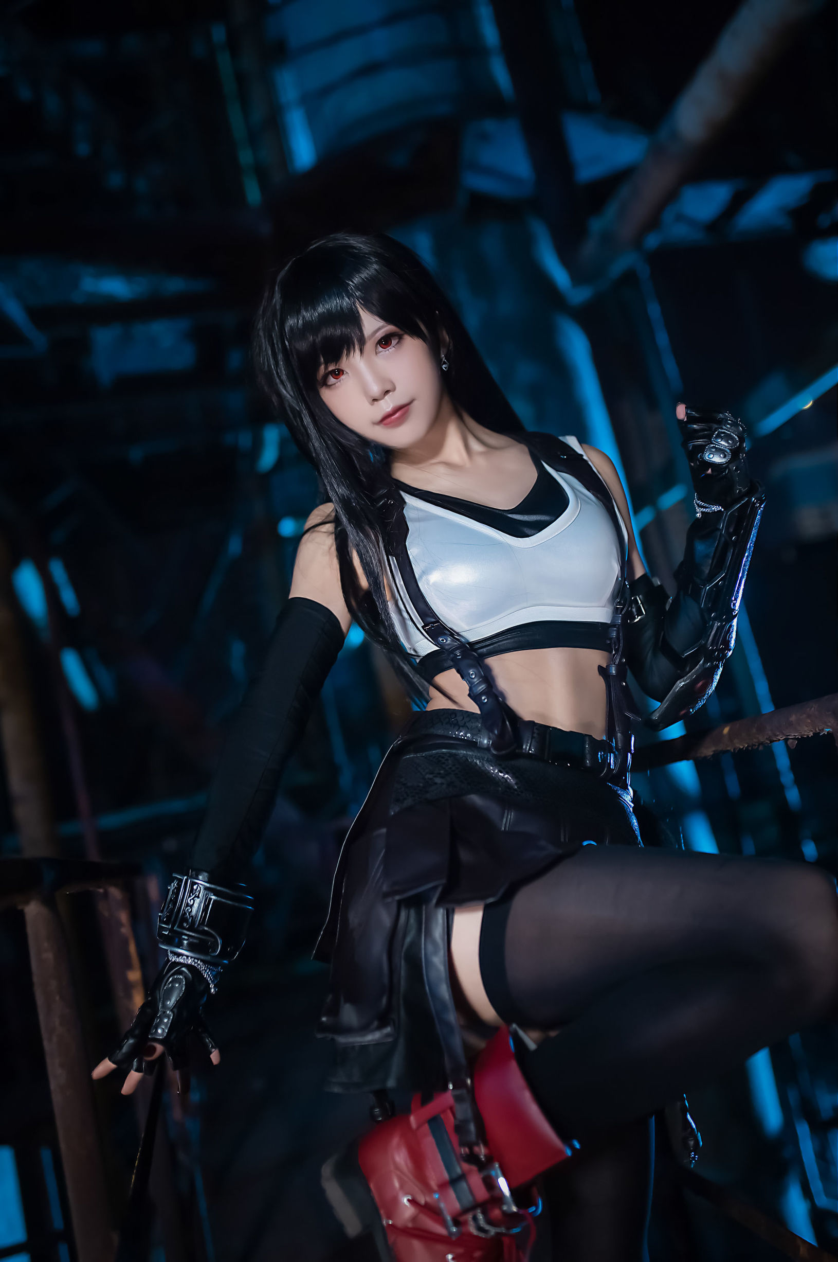 Cosplay Welfare] Anime Blogger Shui Miao aqua - Tifa Original Skin