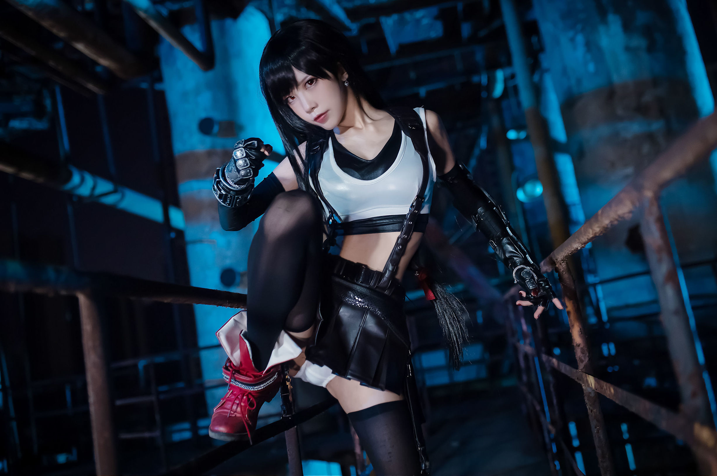 Cosplay Welfare] Anime Blogger Shui Miao aqua - Tifa Original Skin