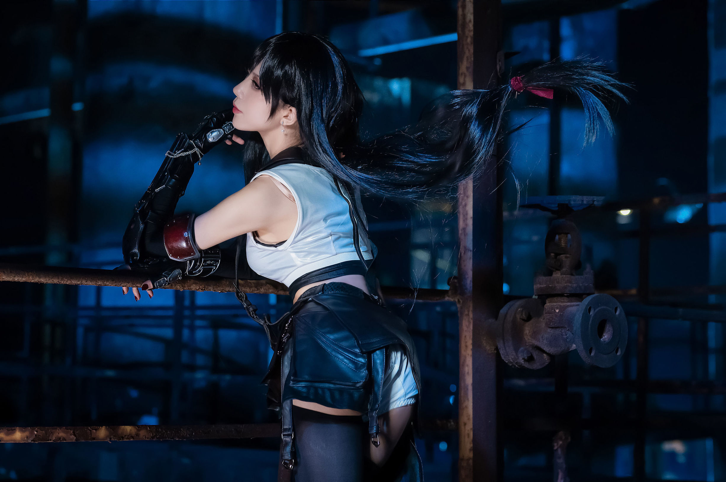 Cosplay Welfare] Anime Blogger Shui Miao aqua - Tifa Original Skin