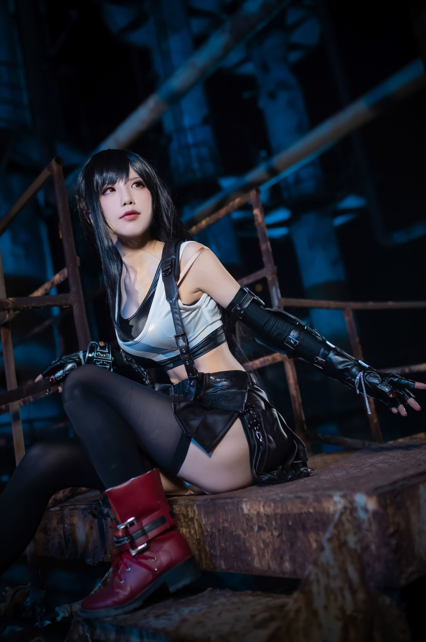Cosplay Welfare] Anime Blogger Shui Miao aqua - Tifa Original Skin