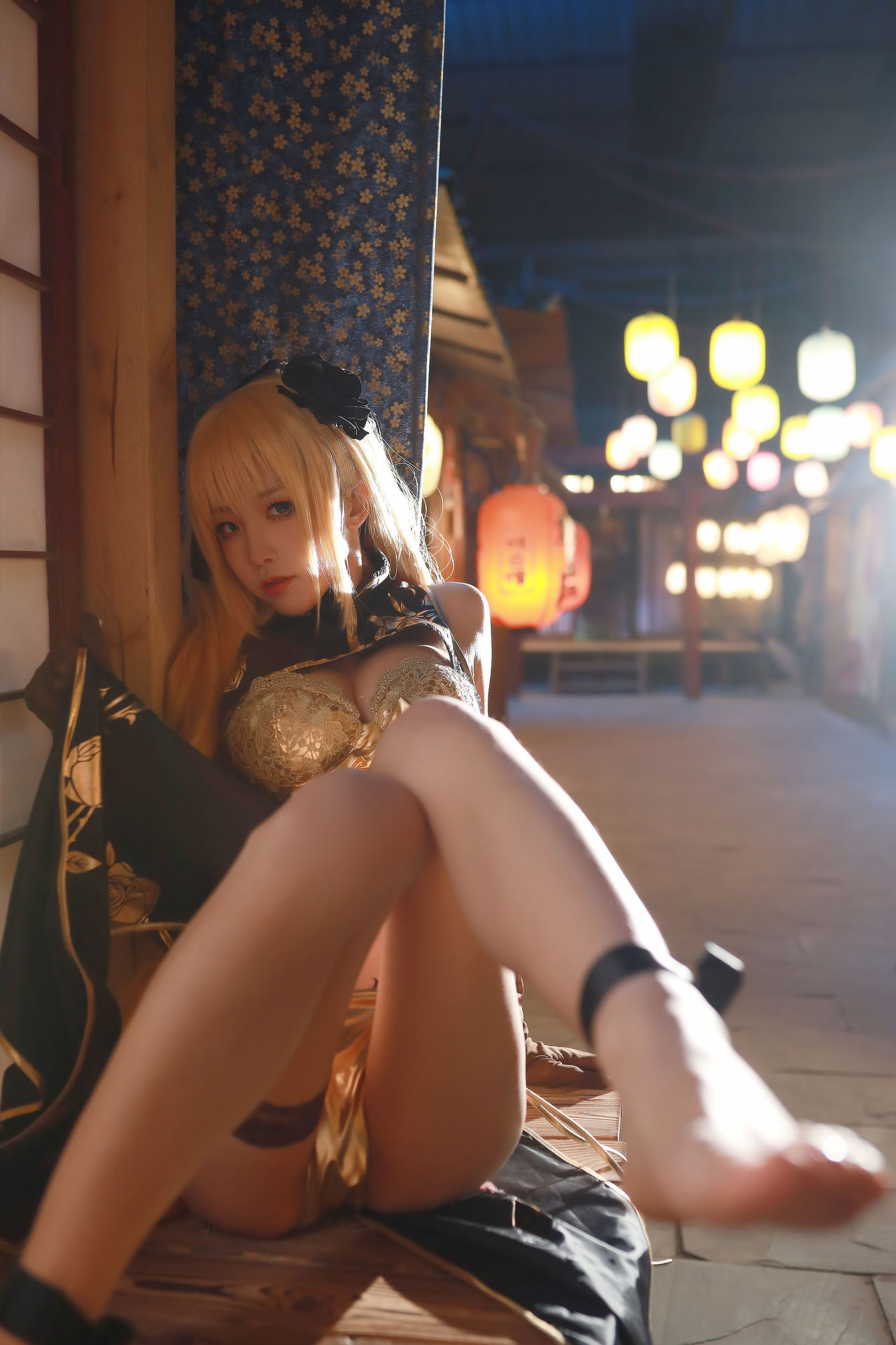 COS Welfare] Anime Blogger Shui Miao Aqua - Jin Ping Mei
