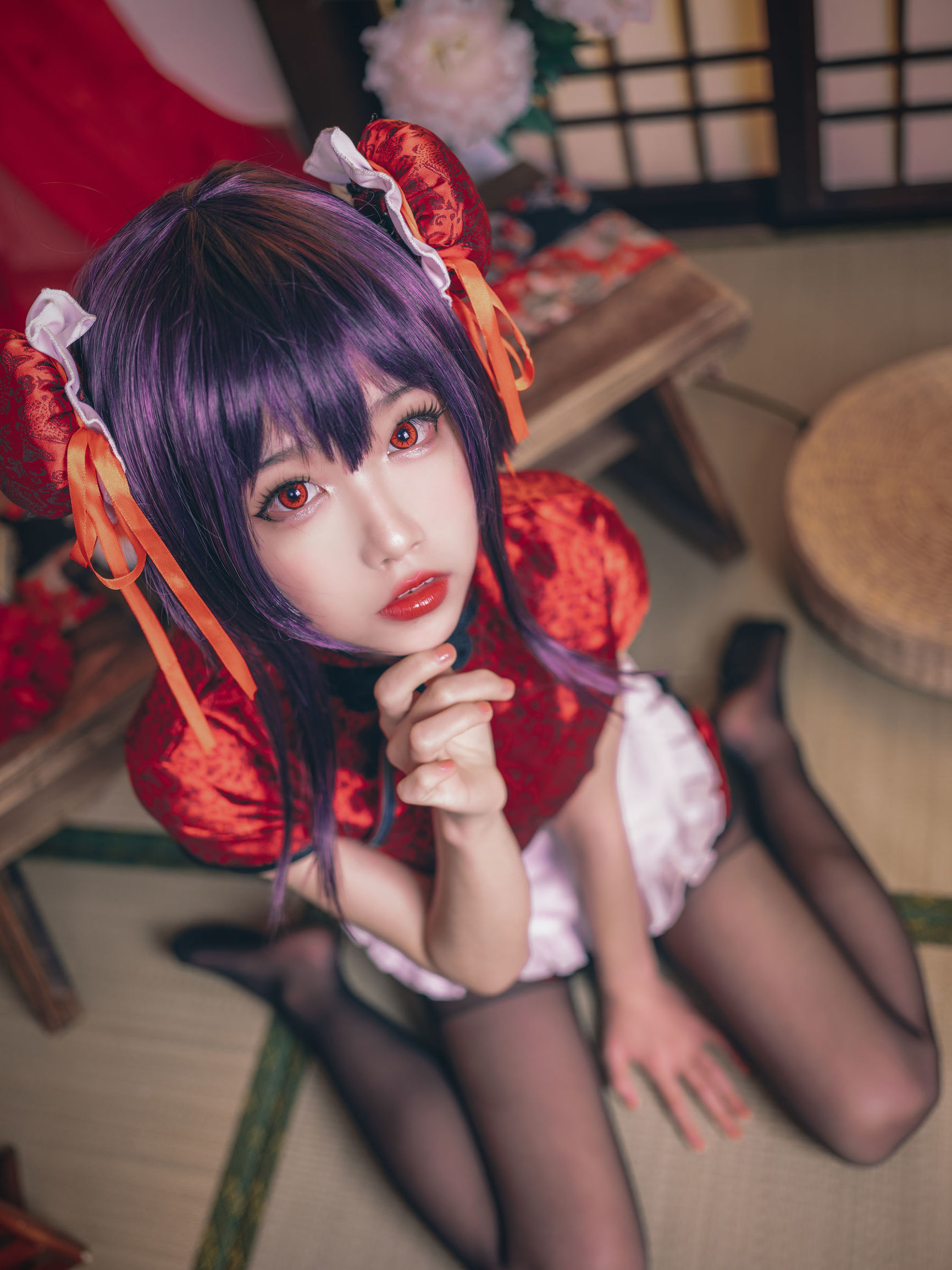 COS Welfare] Anime Blogger Shuimiao Aqua - Kasumigaoka Utaha Qipao