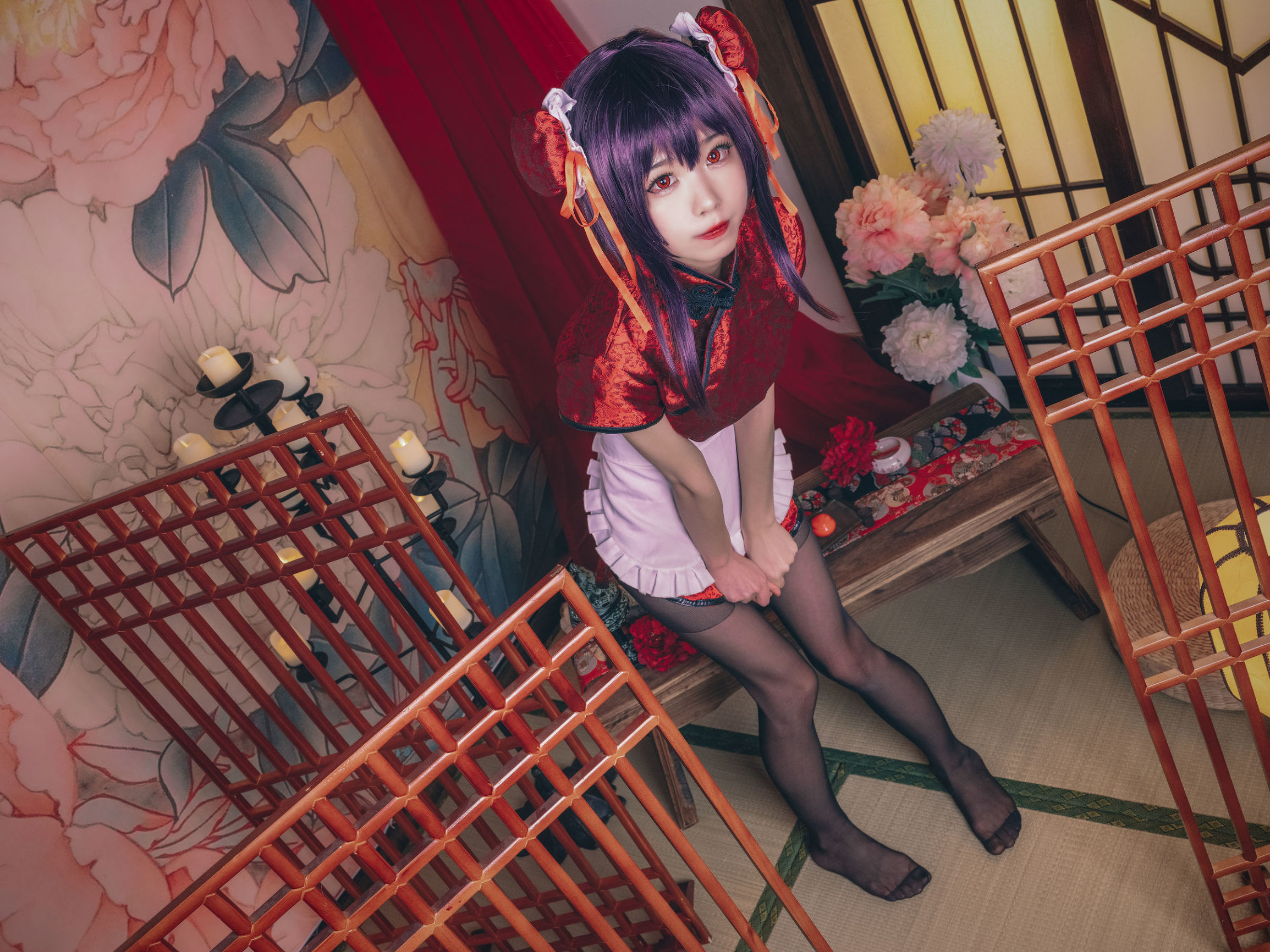 COS Welfare] Anime Blogger Shuimiao Aqua - Kasumigaoka Utaha Qipao