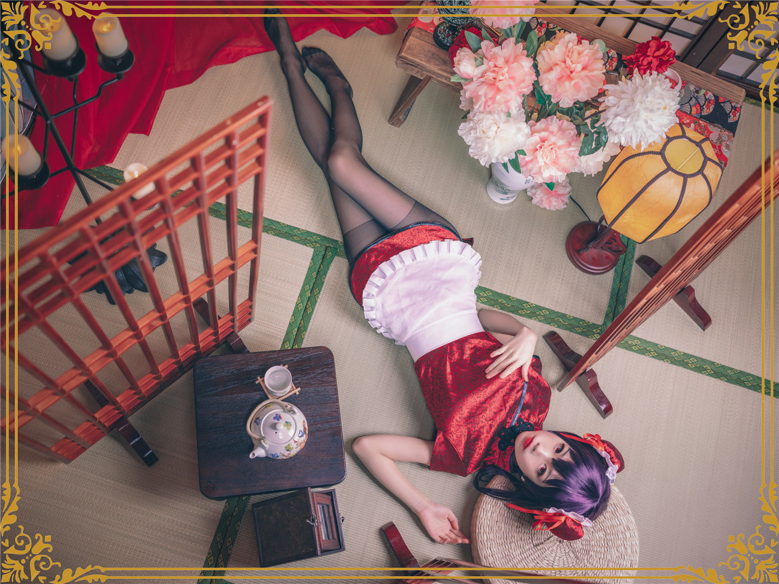 COS Welfare] Anime Blogger Shuimiao Aqua - Kasumigaoka Utaha Qipao