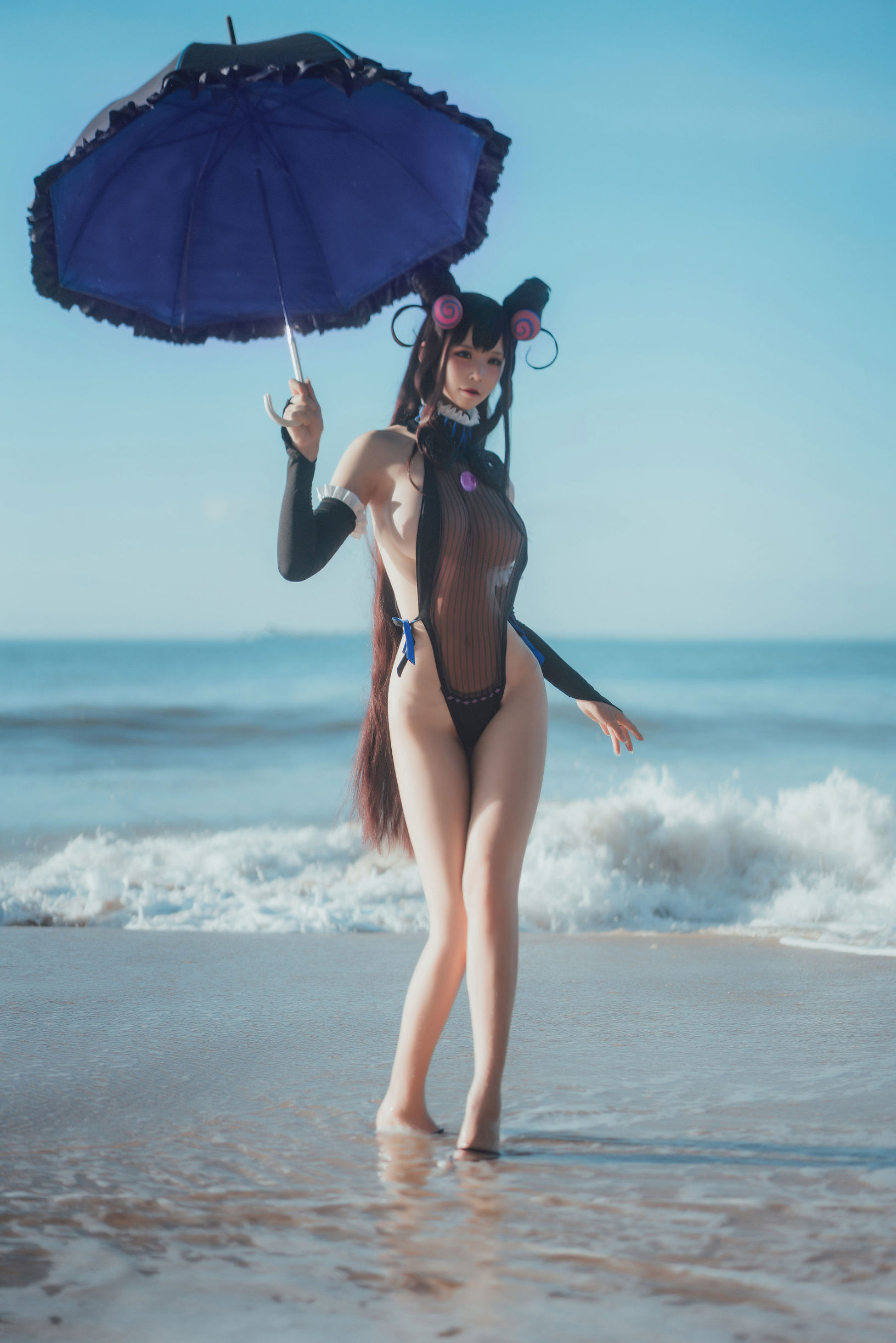 COS Phúc lợi] Blogger Anime Ai Laoshi_PhD - Murasaki Shikibu eno Áo tắm