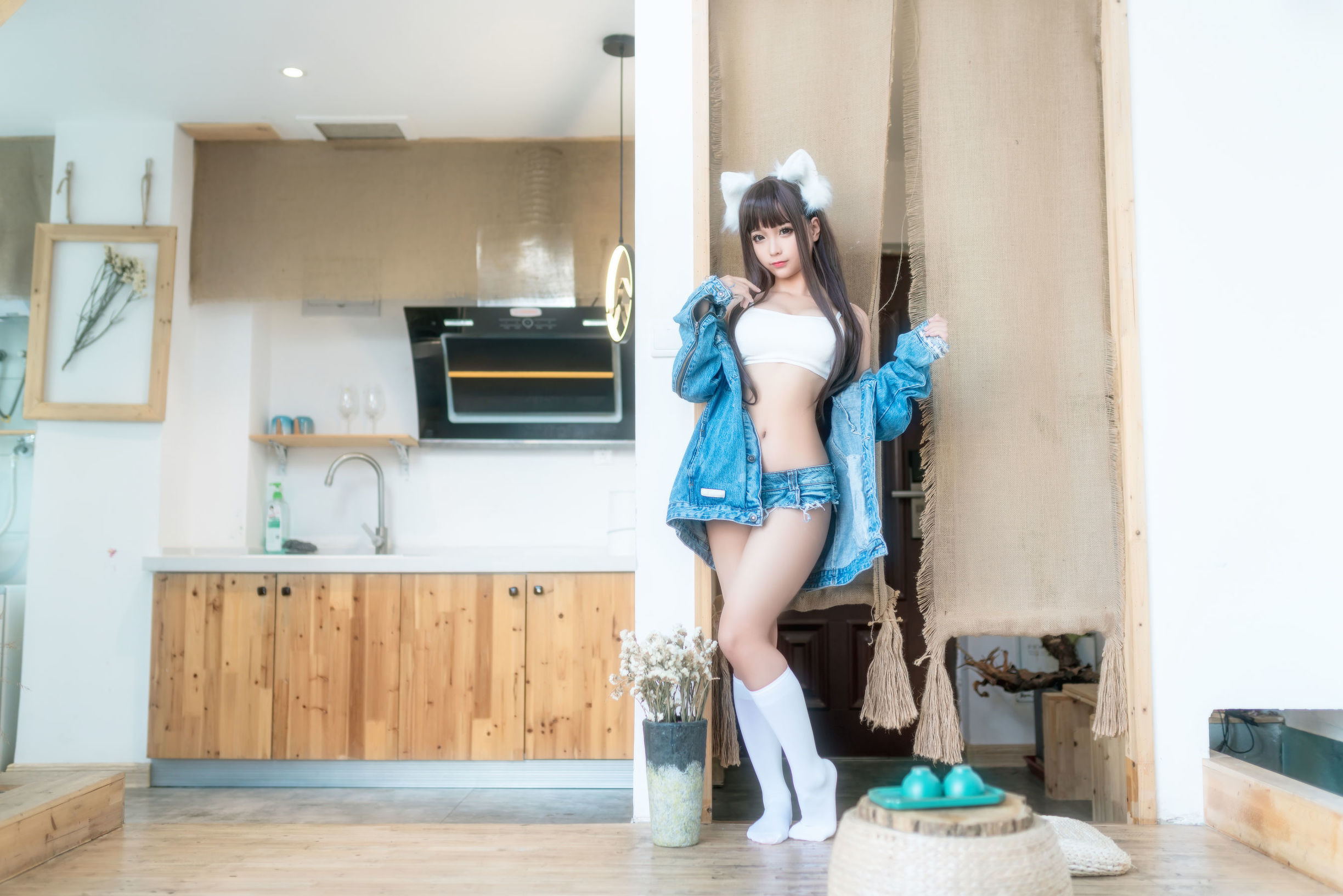 コス福利] アニメブロガー 蠢沫沫 - カウボーイ服