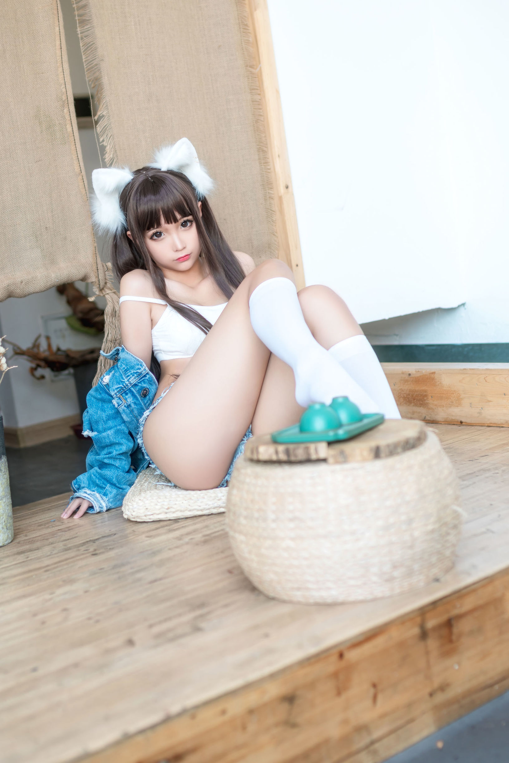 Cosplay Welfare] Anime Blogger Chun Mo Mo - Cowboy Clothes