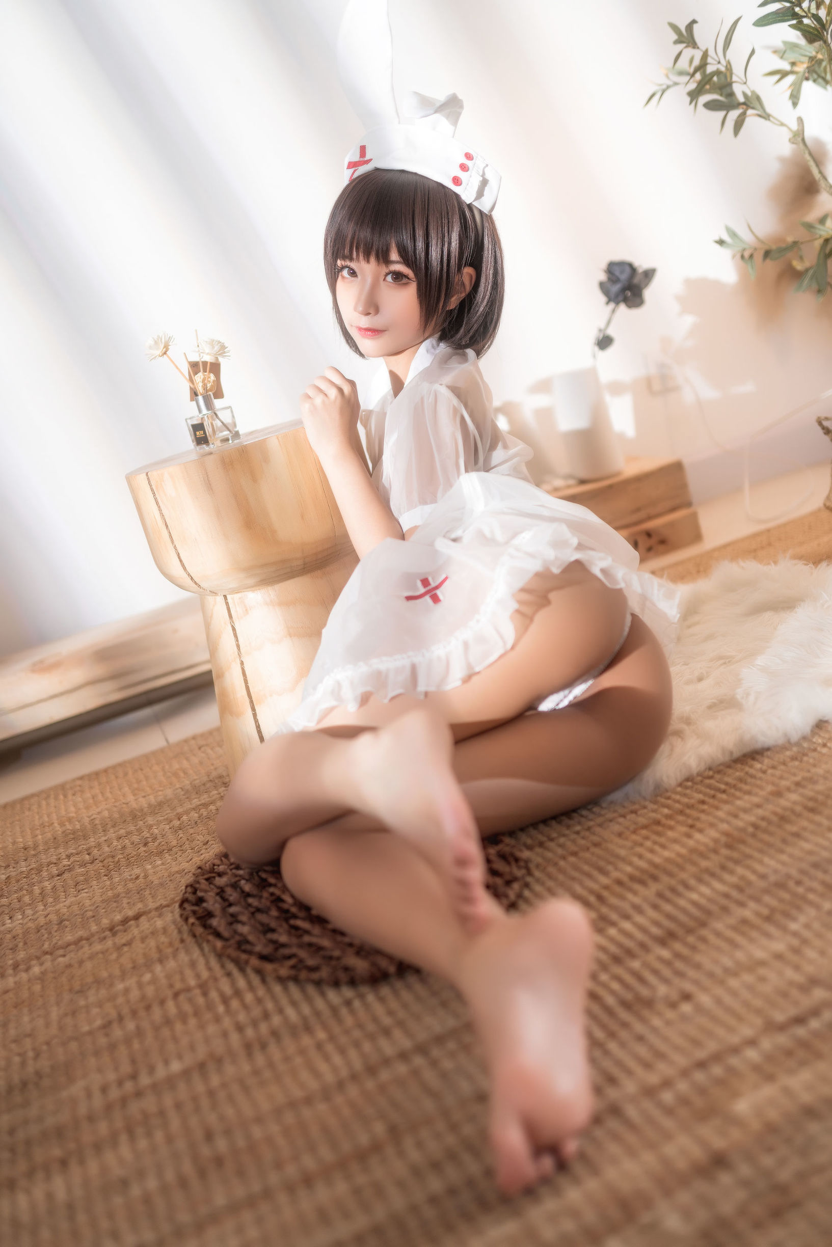 Cosplay Welfare] Anime Blogger Chun Mo Mo - Transparent Nurse