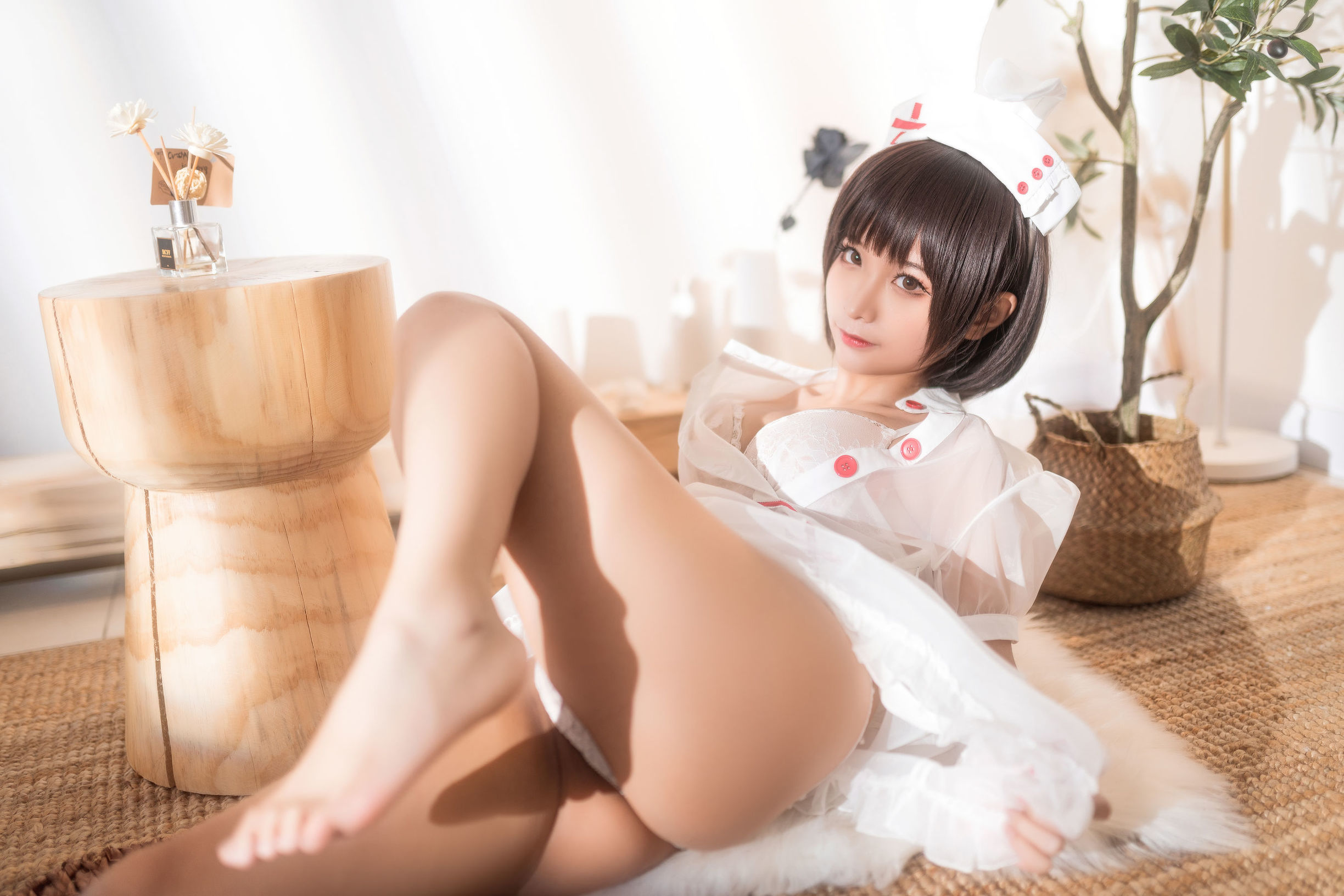Cosplay Welfare] Anime Blogger Chun Mo Mo - Transparent Nurse