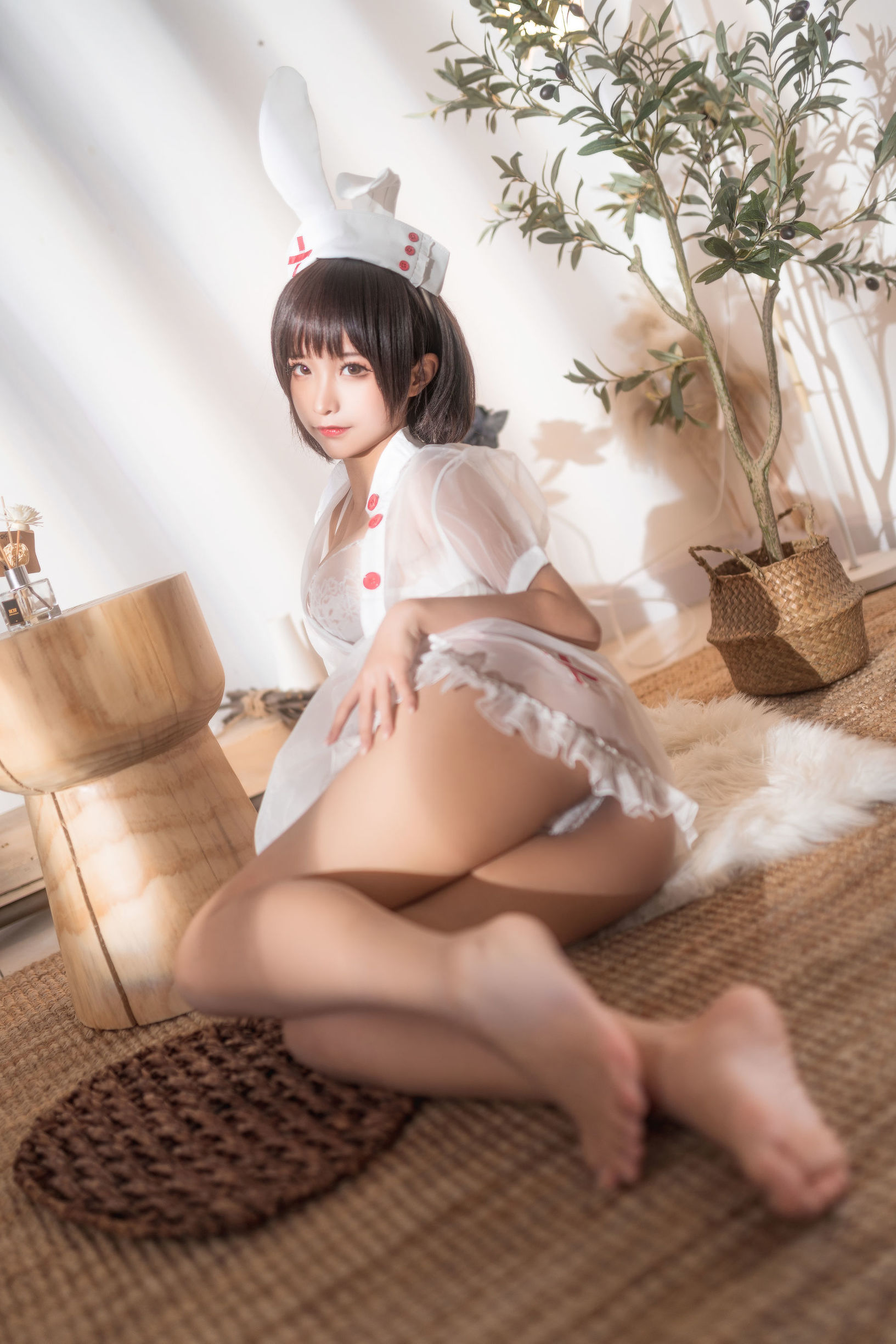 Cosplay Welfare] Anime Blogger Chun Mo Mo - Transparent Nurse