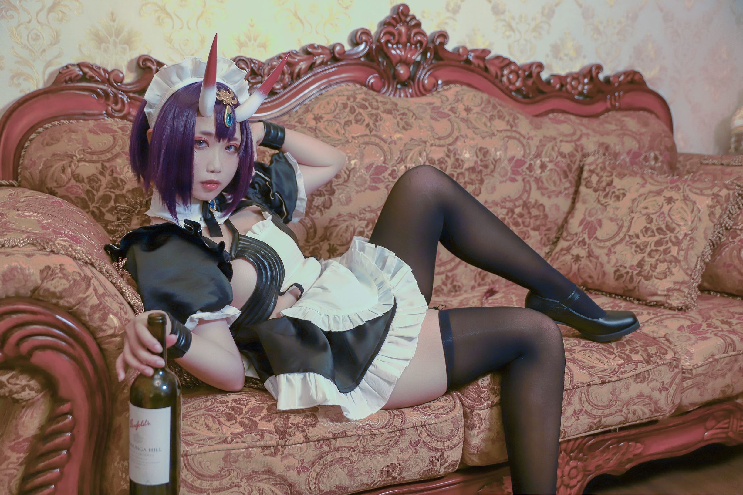 Cosplay Welfare] Anime Blogger Sadako Peach oo - Shuten Doji Maid