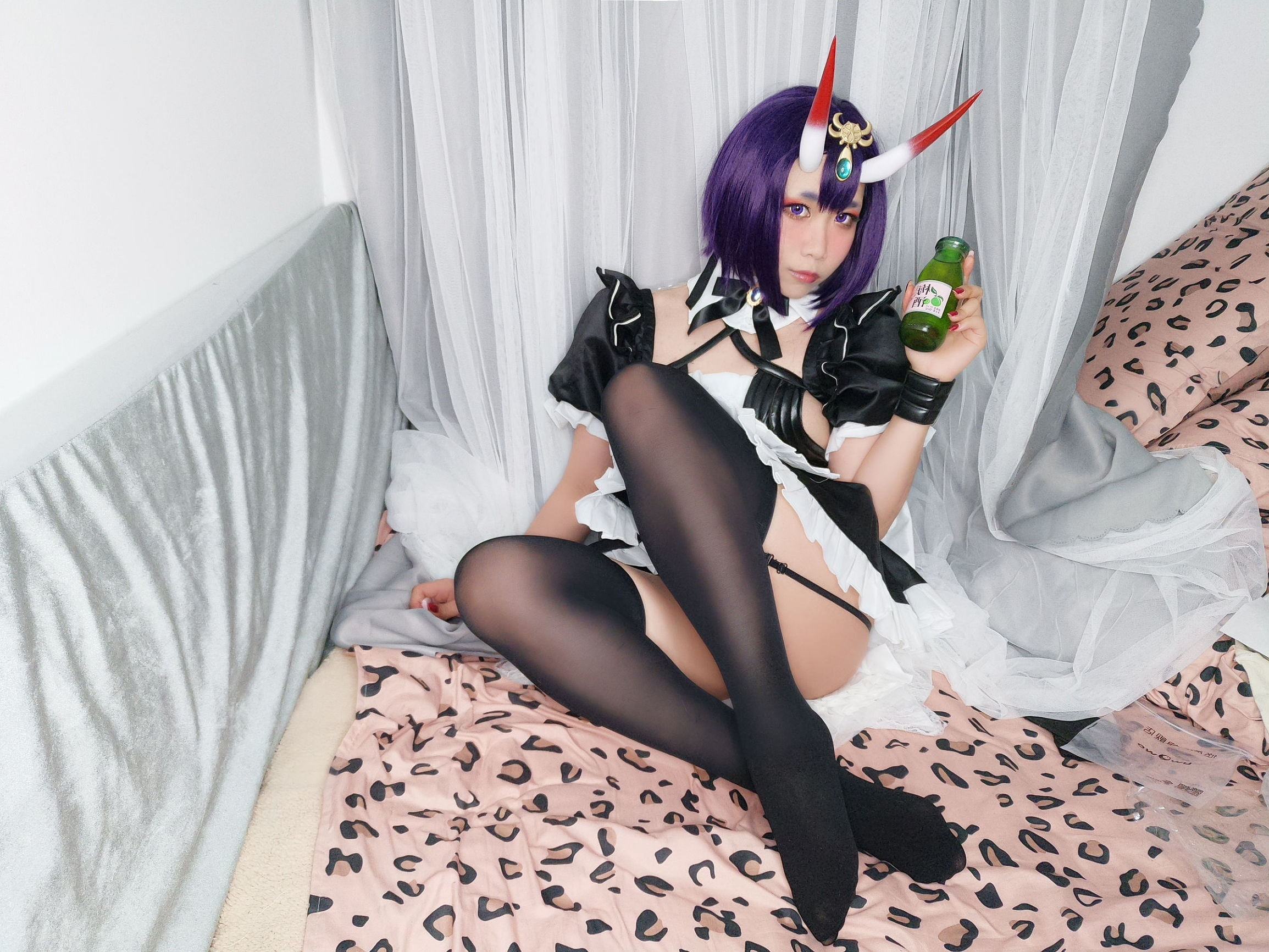 Cosplay Welfare] Anime Blogger Sadako Peach oo - Shuten Doji Maid