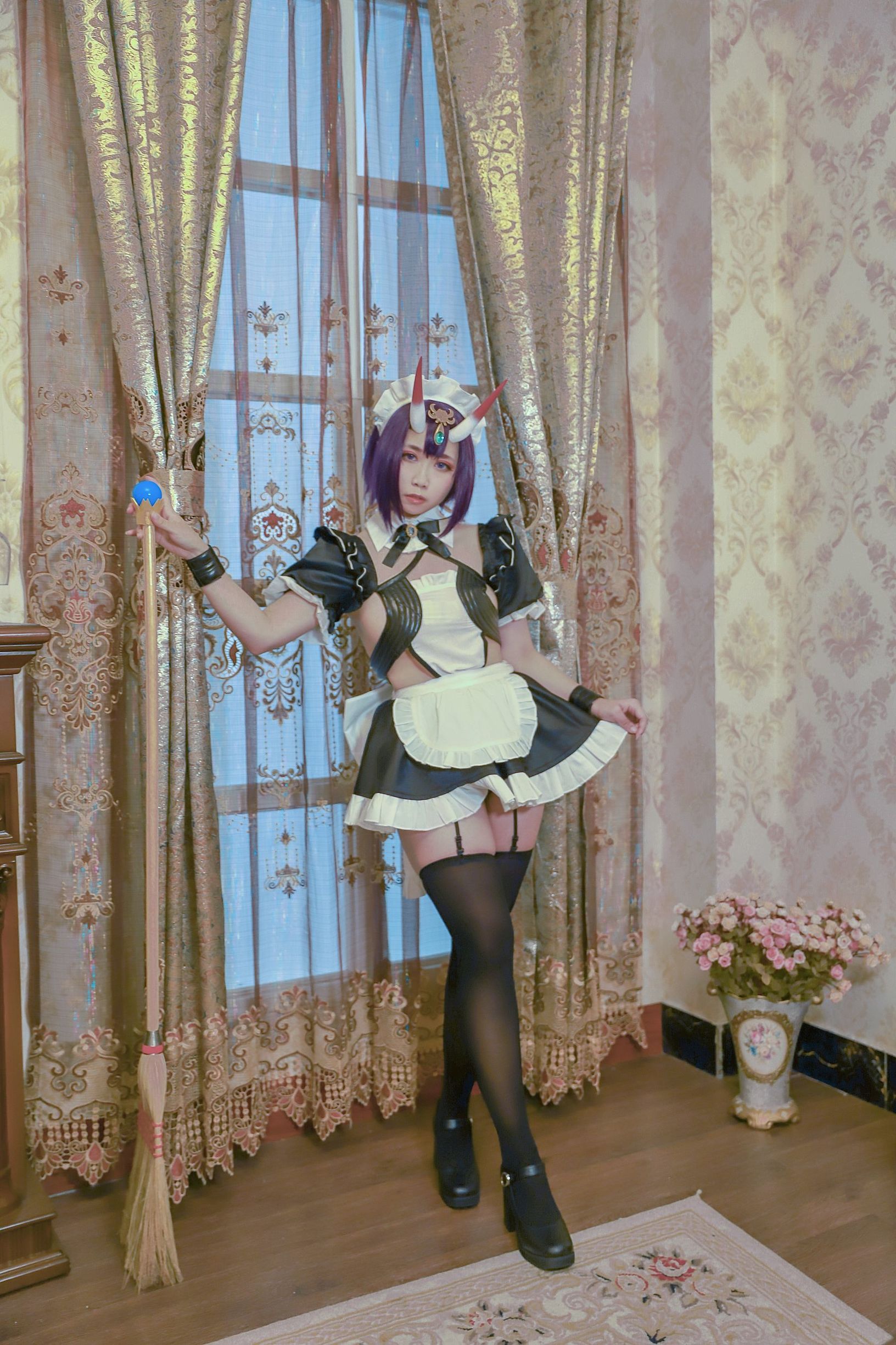 COS福利] 動漫博主貞子蜜桃oo - 酒吞童子 女僕
