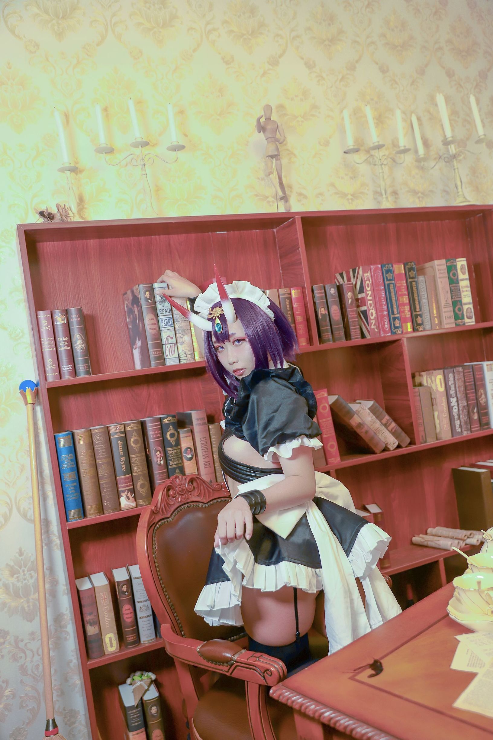 Cosplay Welfare] Anime Blogger Sadako Peach oo - Shuten Doji Maid