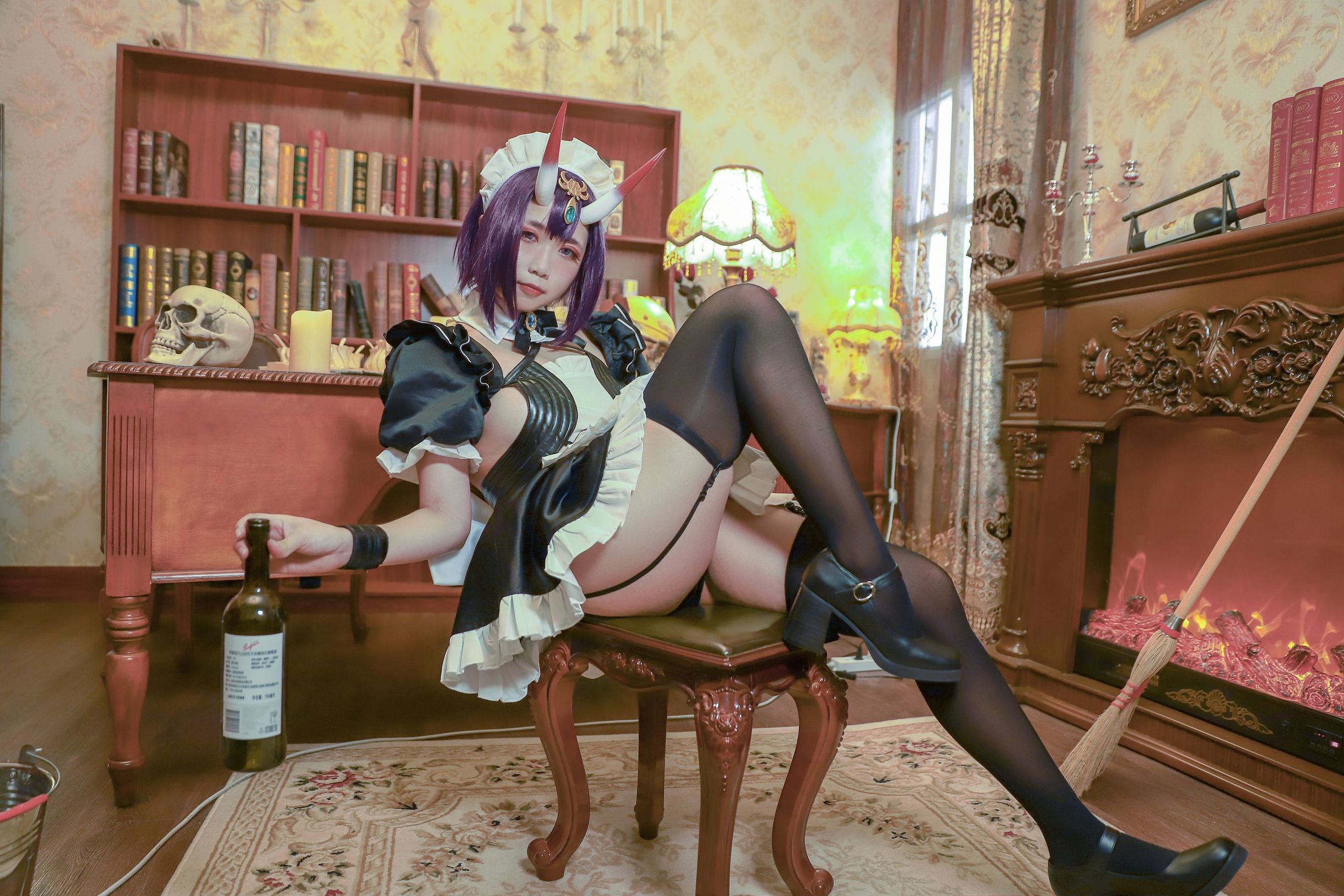 Cosplay Welfare] Anime Blogger Sadako Peach oo - Shuten Doji Maid