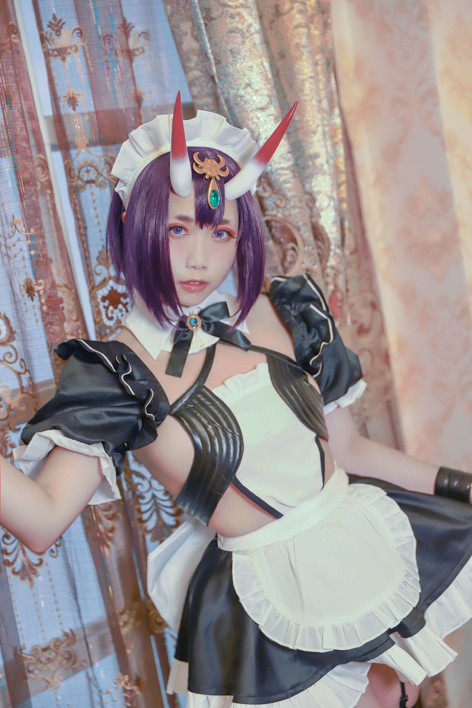 Cosplay Welfare] Anime Blogger Sadako Peach oo - Shuten Doji Maid