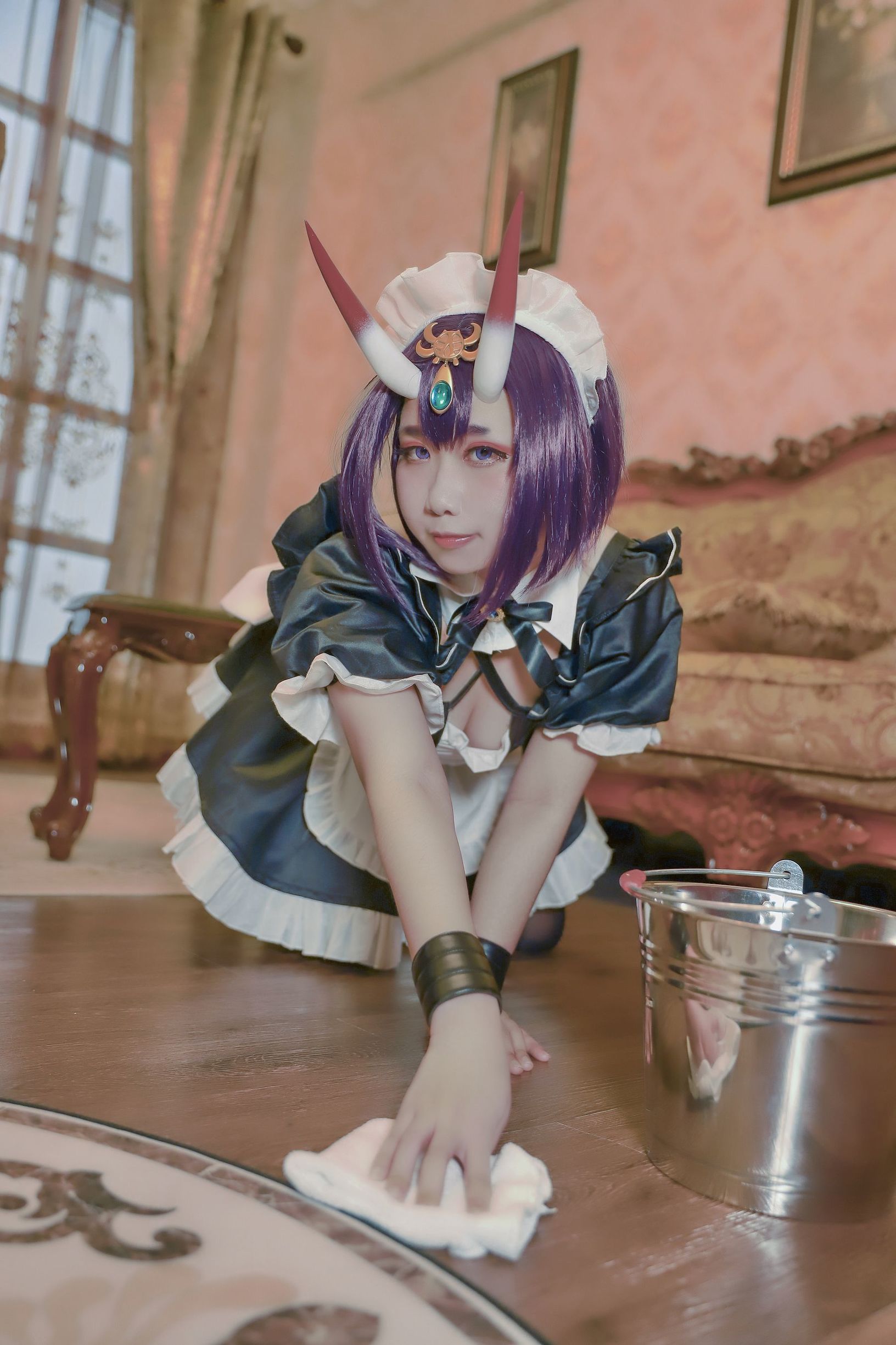 Cosplay Welfare] Anime Blogger Sadako Peach oo - Shuten Doji Maid