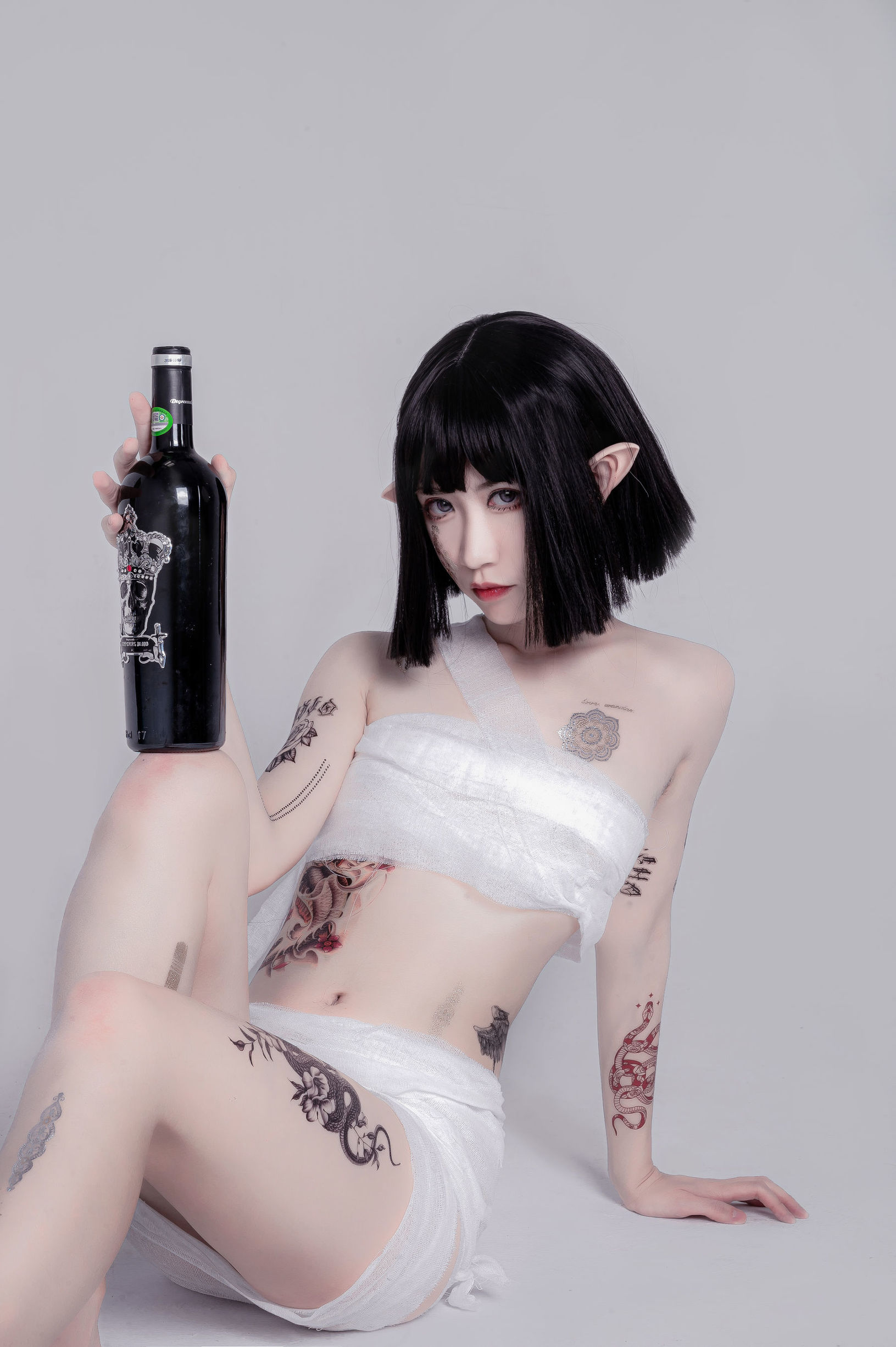 COS福利] 動漫博主阮邑_Fairy - 綁帶和武士
