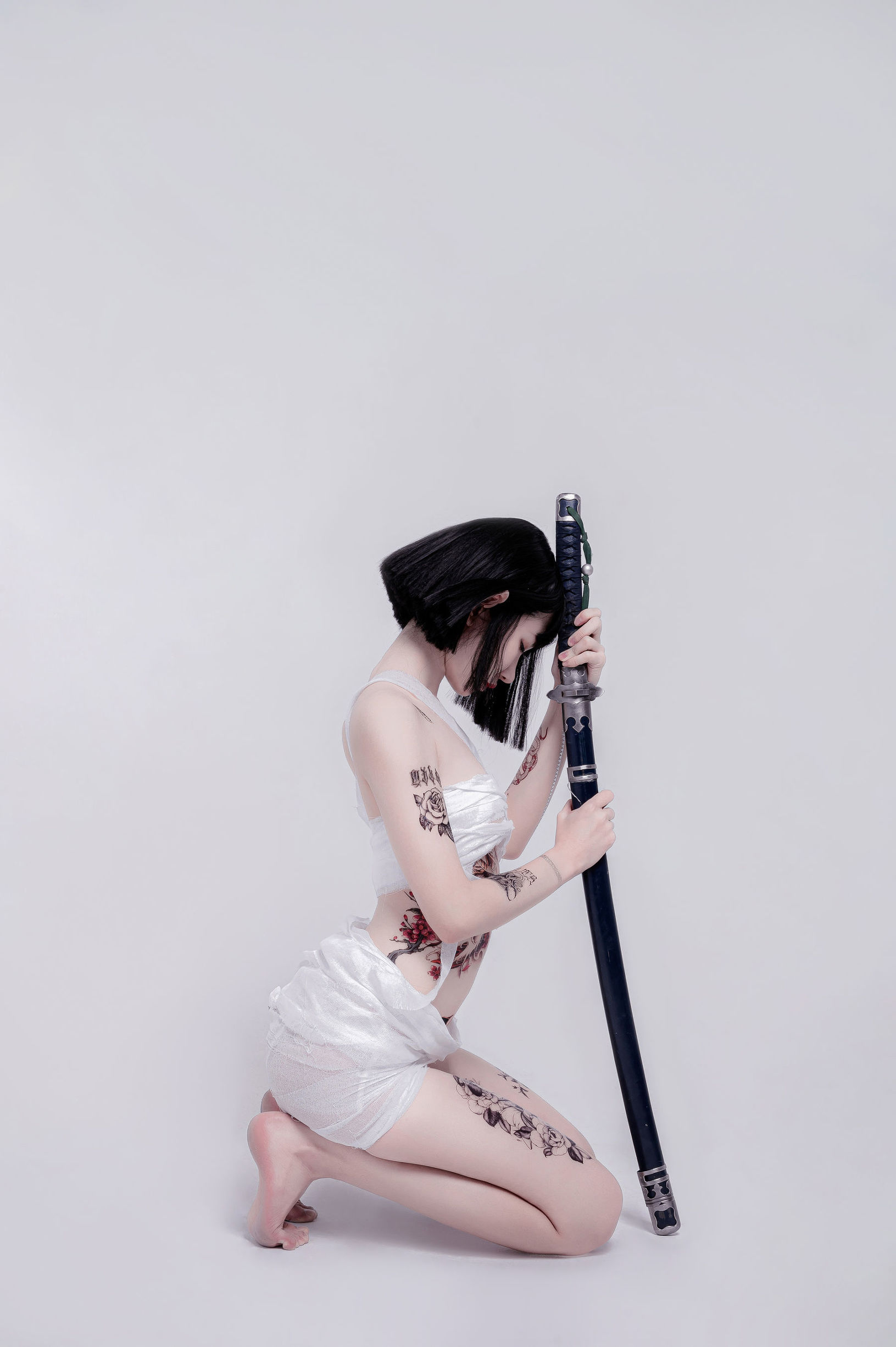 COS福利] 動漫博主阮邑_Fairy - 綁帶和武士