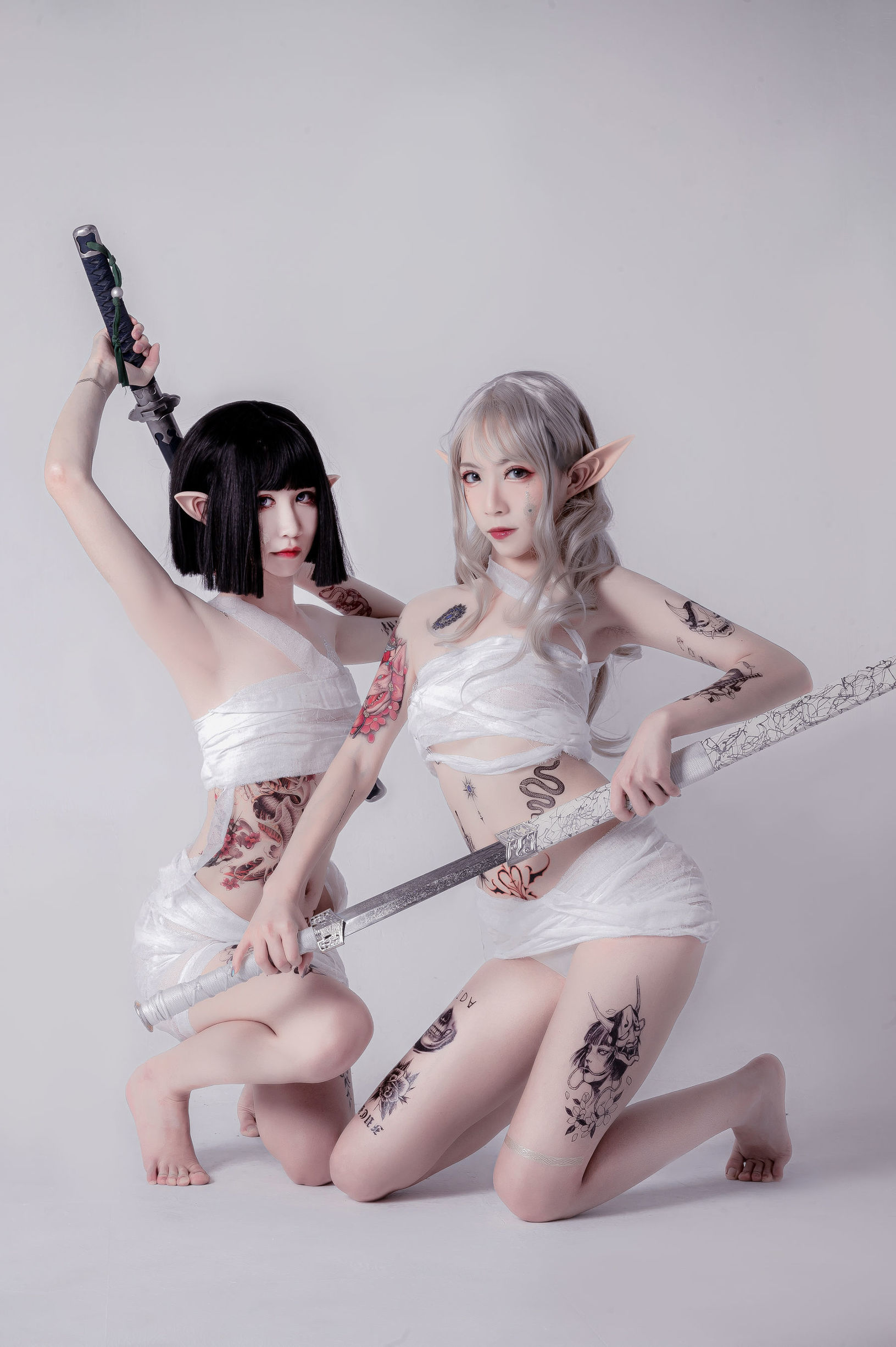 COS福利] 動漫博主阮邑_Fairy - 綁帶和武士