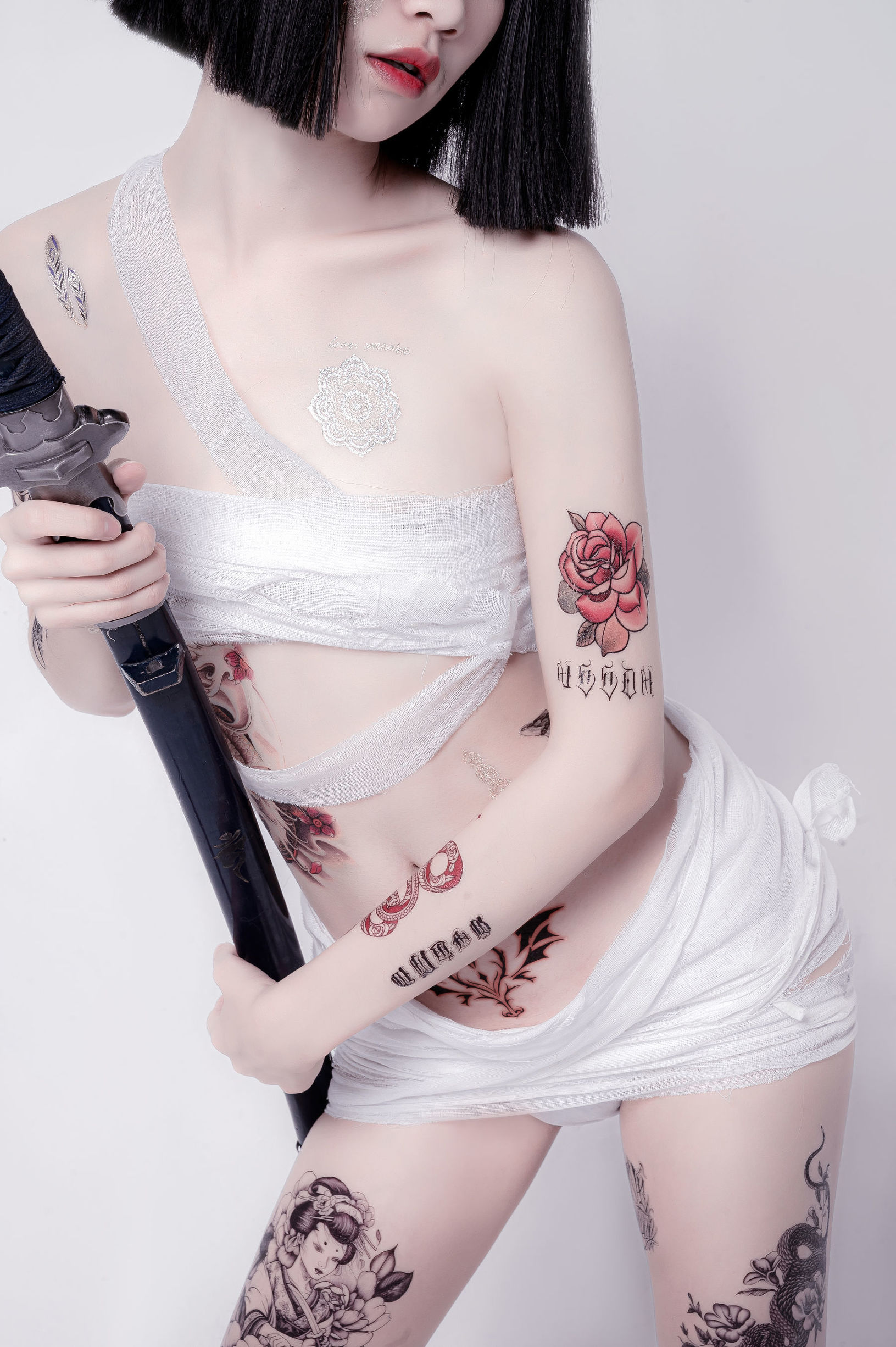 COS福利] 動漫博主阮邑_Fairy - 綁帶和武士
